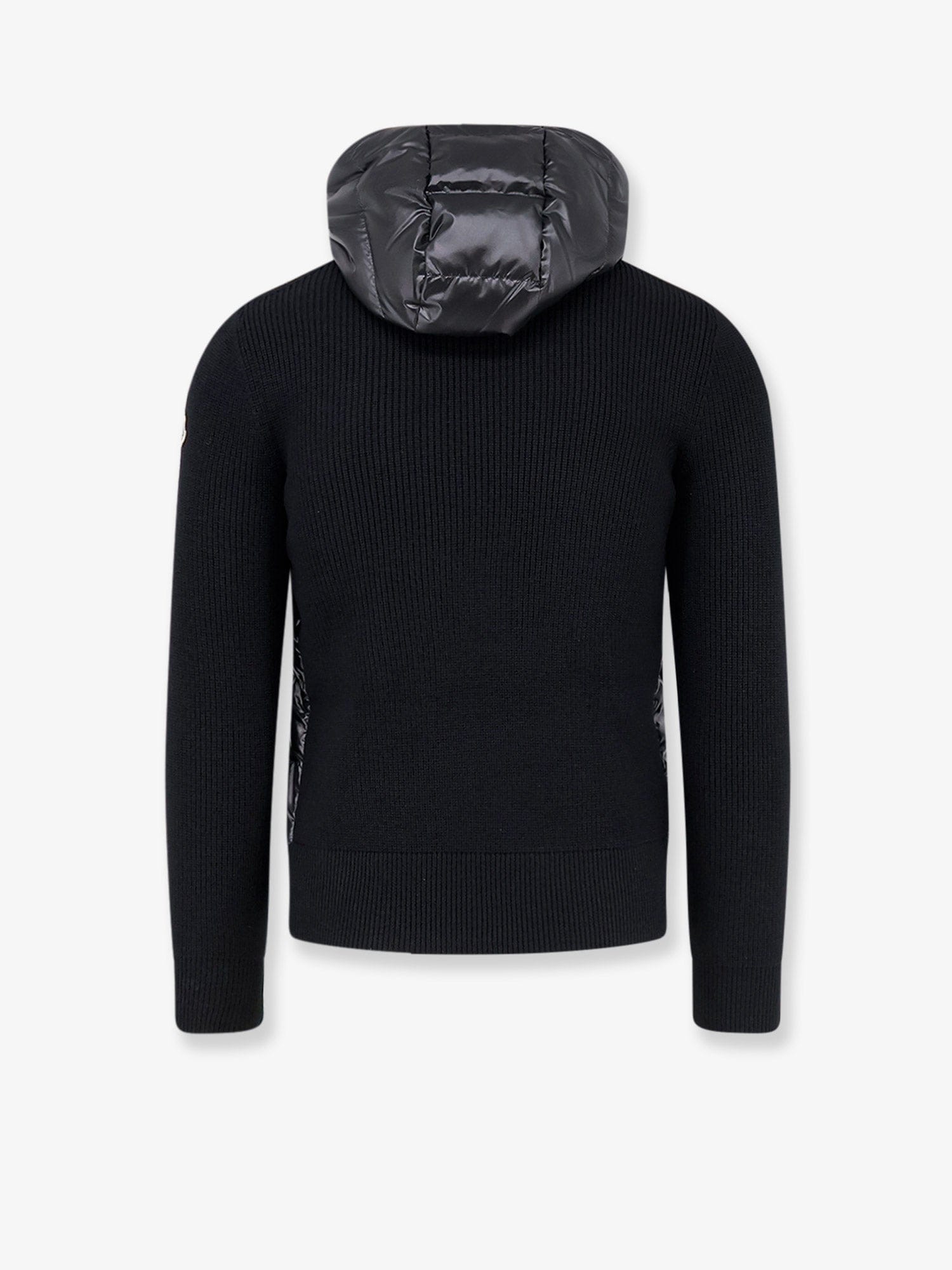 Moncler Down Jacket with virgin wool inserts