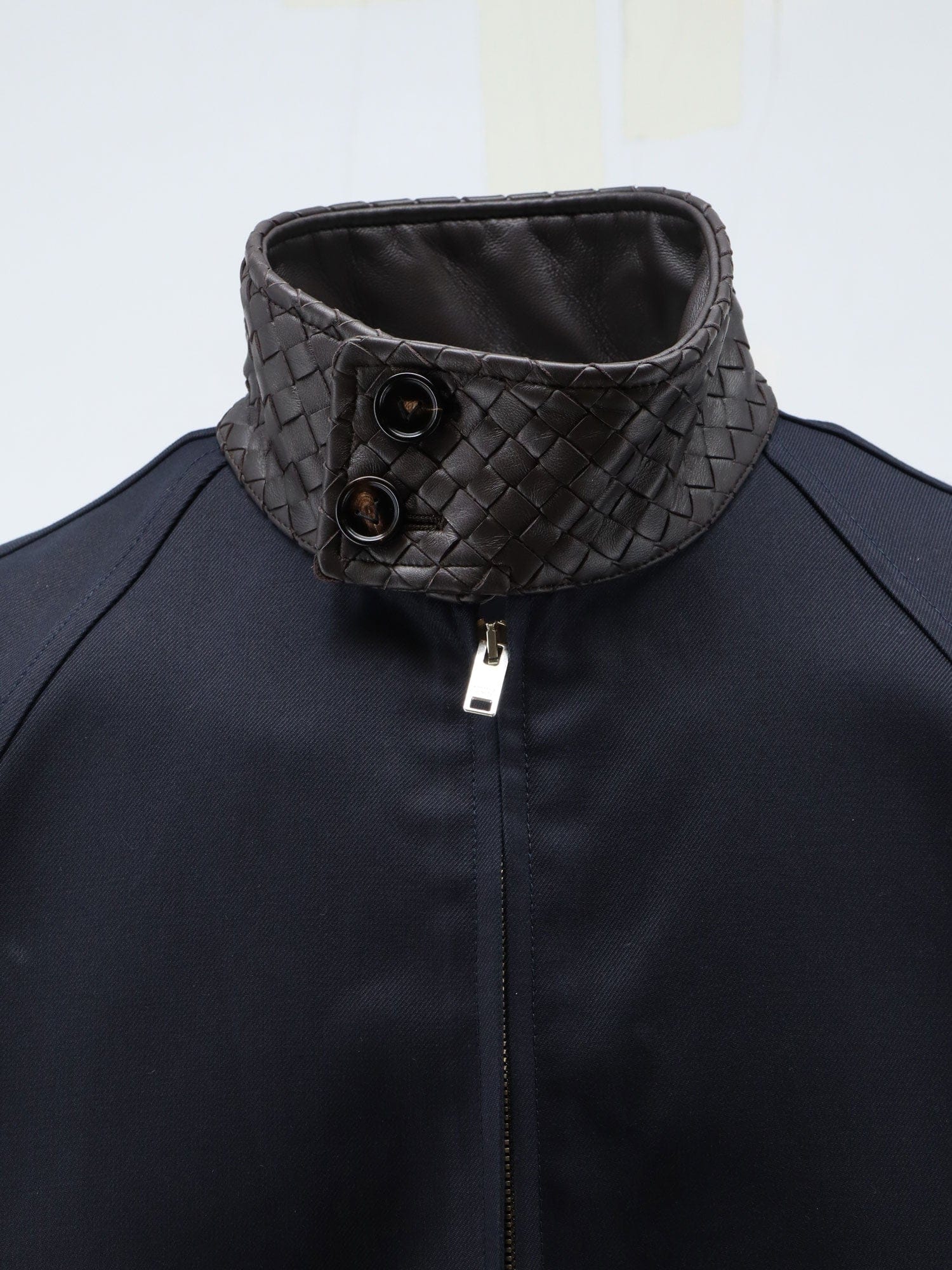 Bottega Veneta Harrington compact cotton gabardine jacket