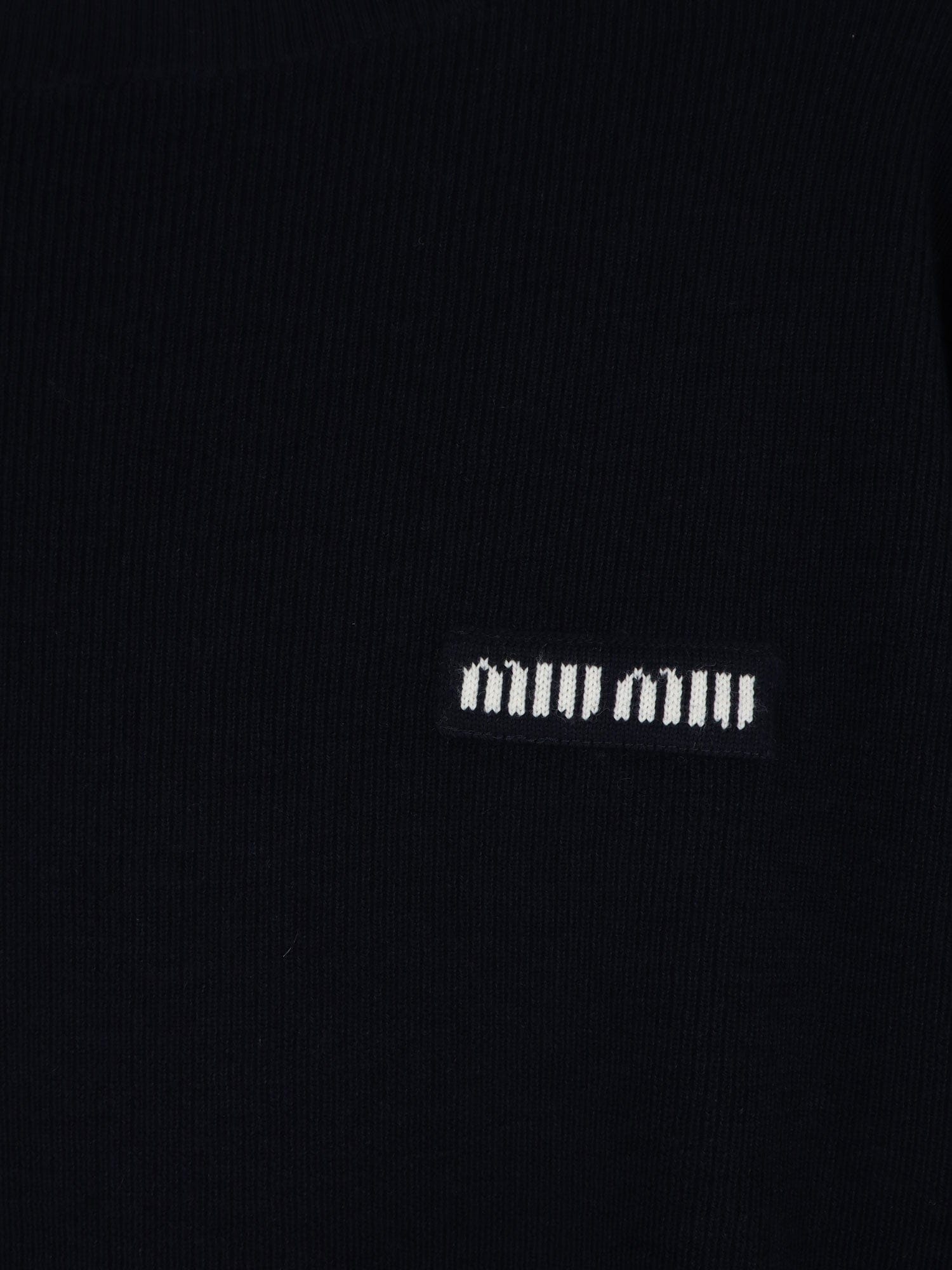 Miu Miu Wool sweater with lettering logo