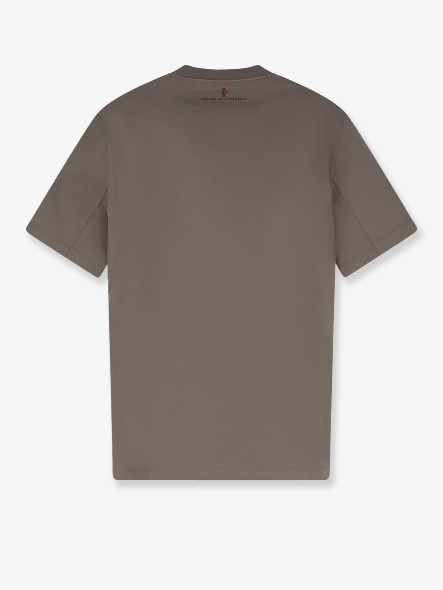 Brunello Cucinelli Cotton T-shirt with front embroidery