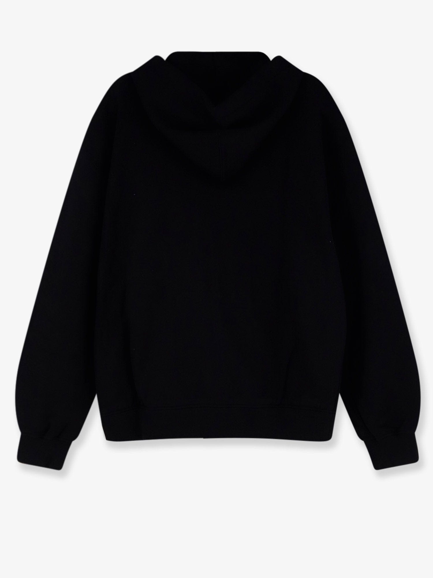 Dolce & Gabbana Cotton sweatshirt with metal logo patch