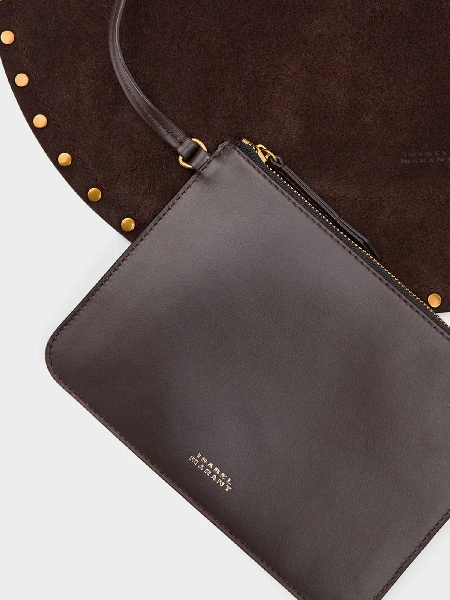 ISABEL MARANT Oskan Hobo Suede Shoulder Bag