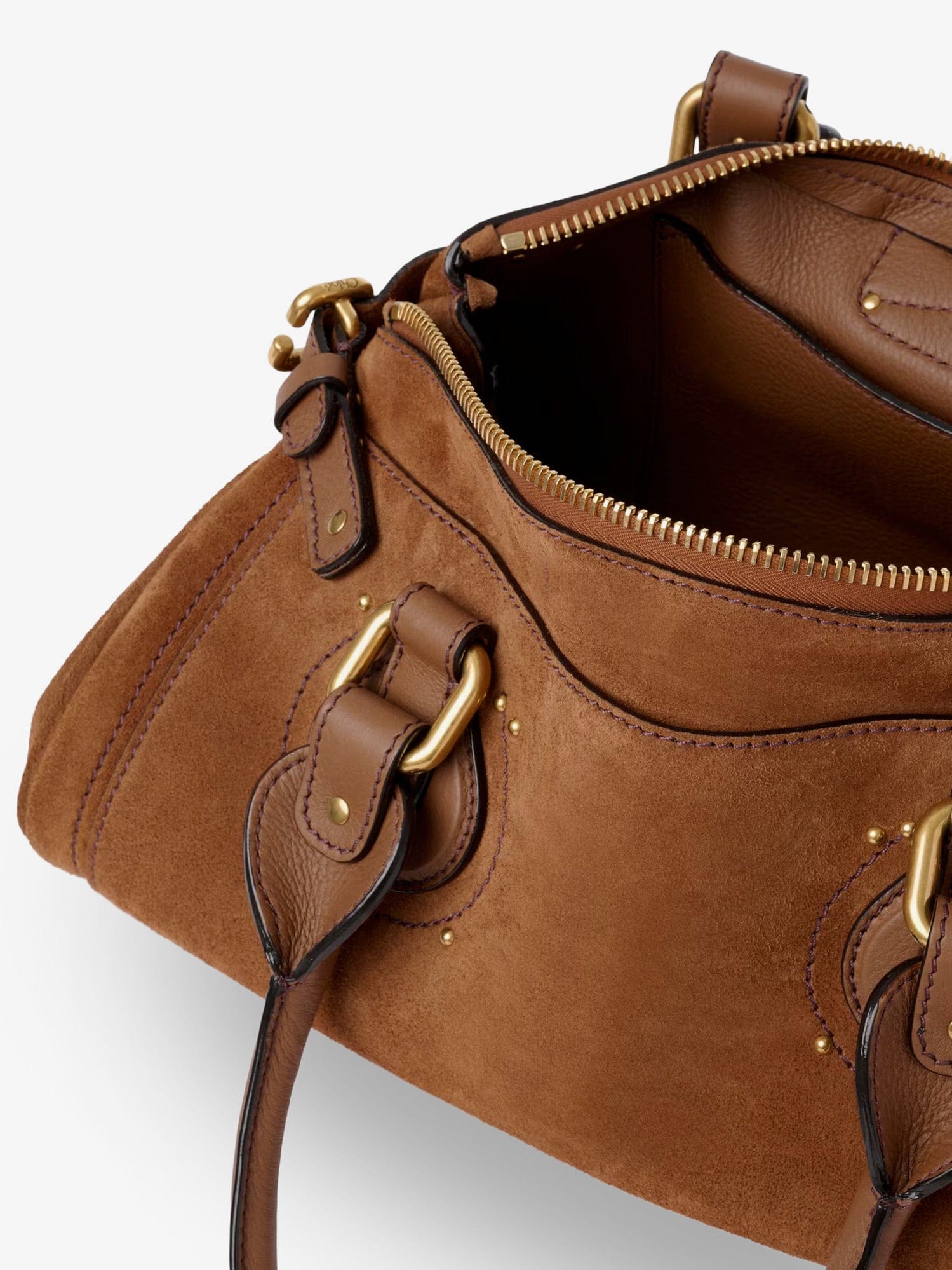 Chloe Paddington suede shoulder bag