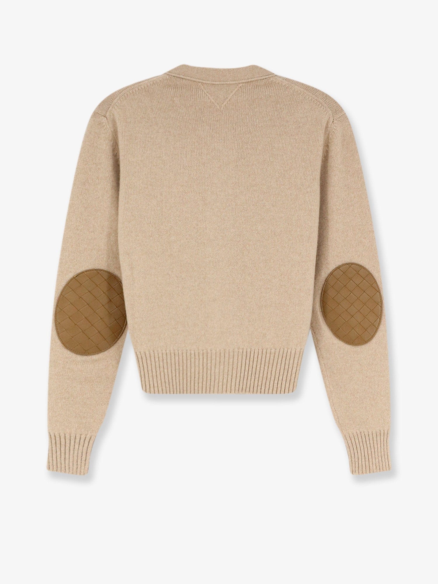 Bottega Veneta Cashmere blend cardigan with Intrecciato logo patch