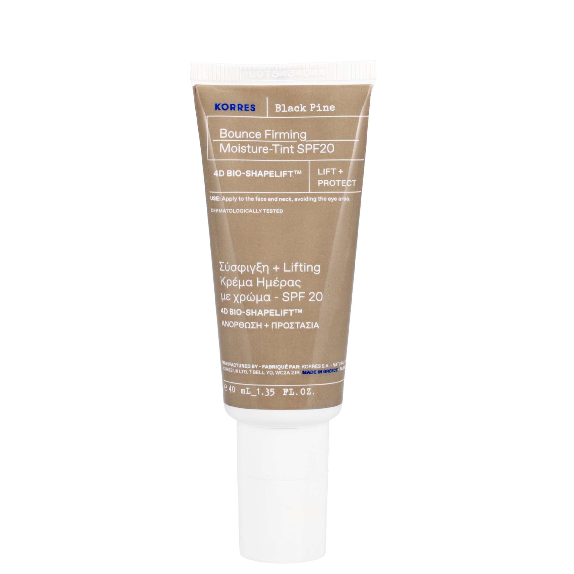 KORRES Black Pine 4D BioShapeLift™ Bounce Firming Tinted Moisturiser SPF20 40ml