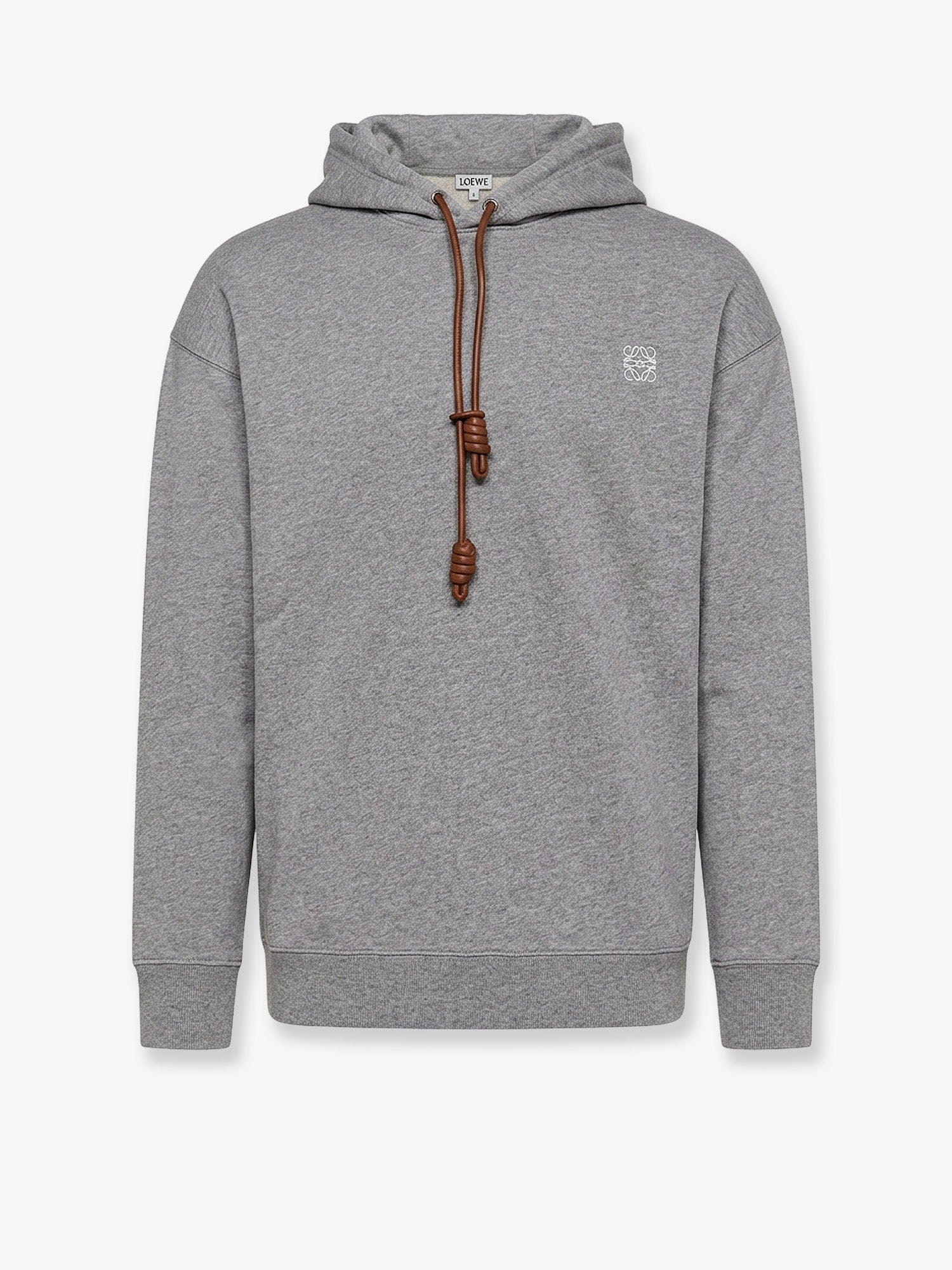 Loewe Cotton sweatshirt with front embroidered logo