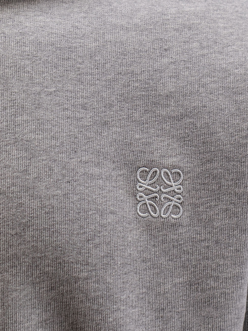 Loewe Cotton sweatshirt with front embroidered logo