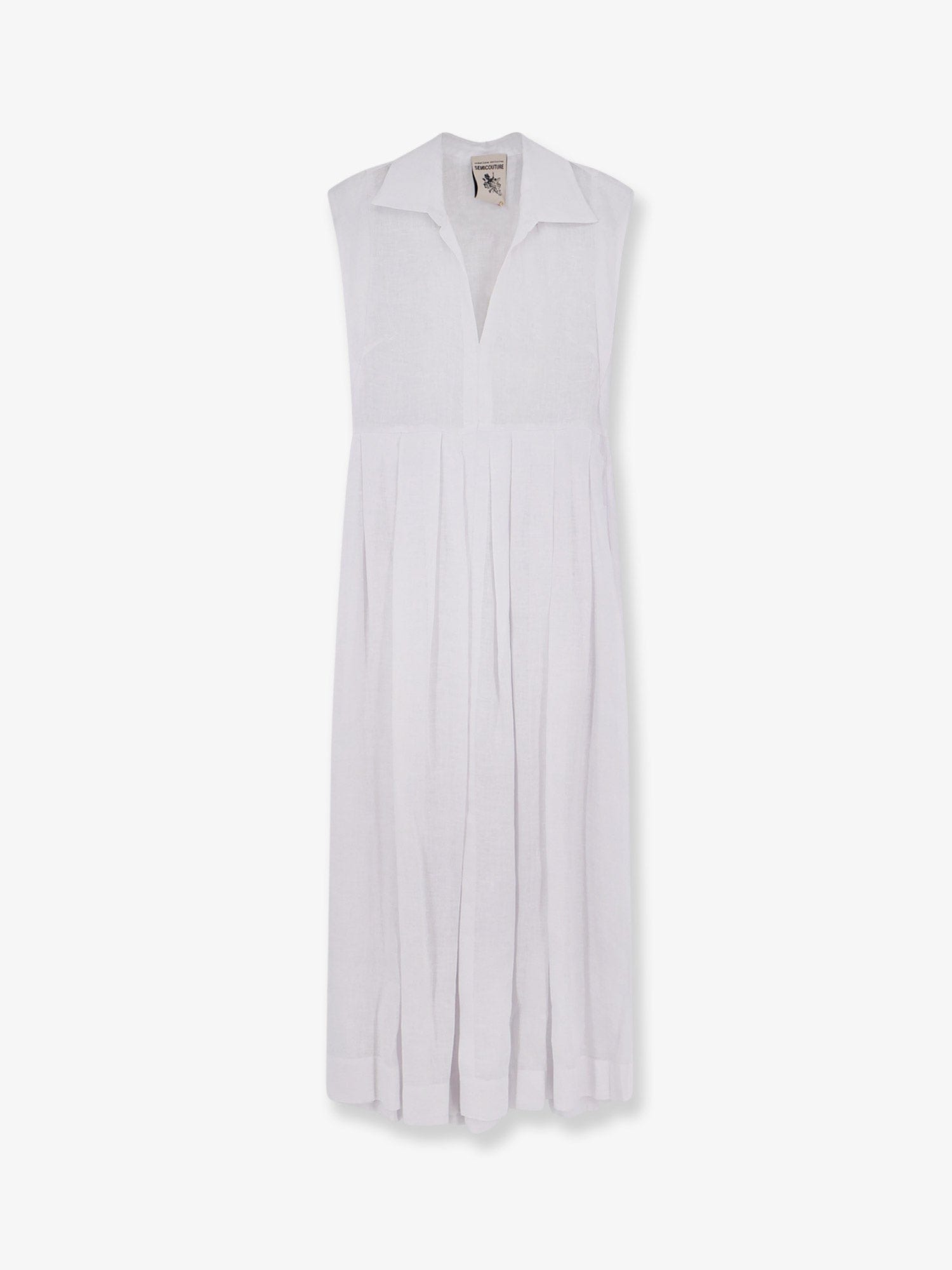 Semicouture Linen long dress