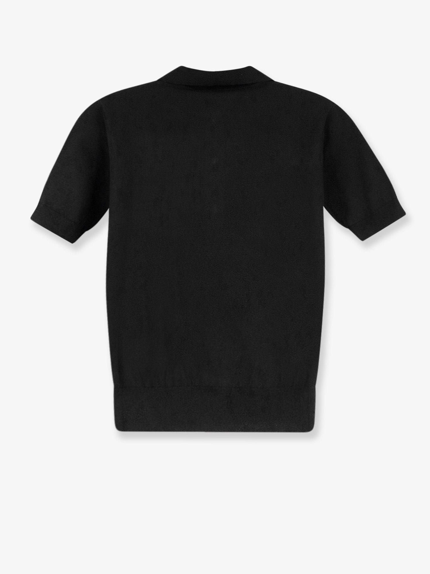 'S Max Mara Smmpomposa cotton, silk, and cashmere polo shirt