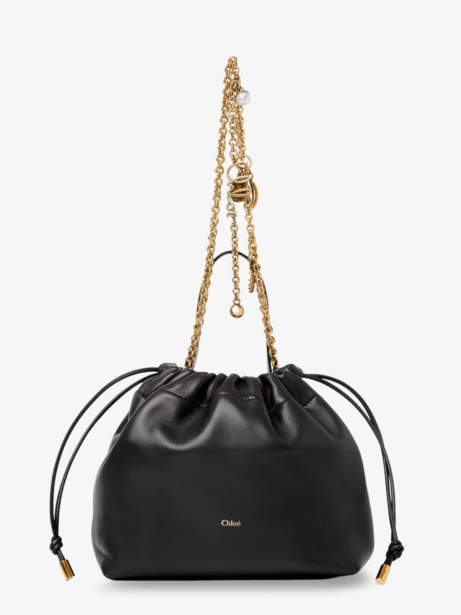 Chloé Icons leather crossbody bag with front logo