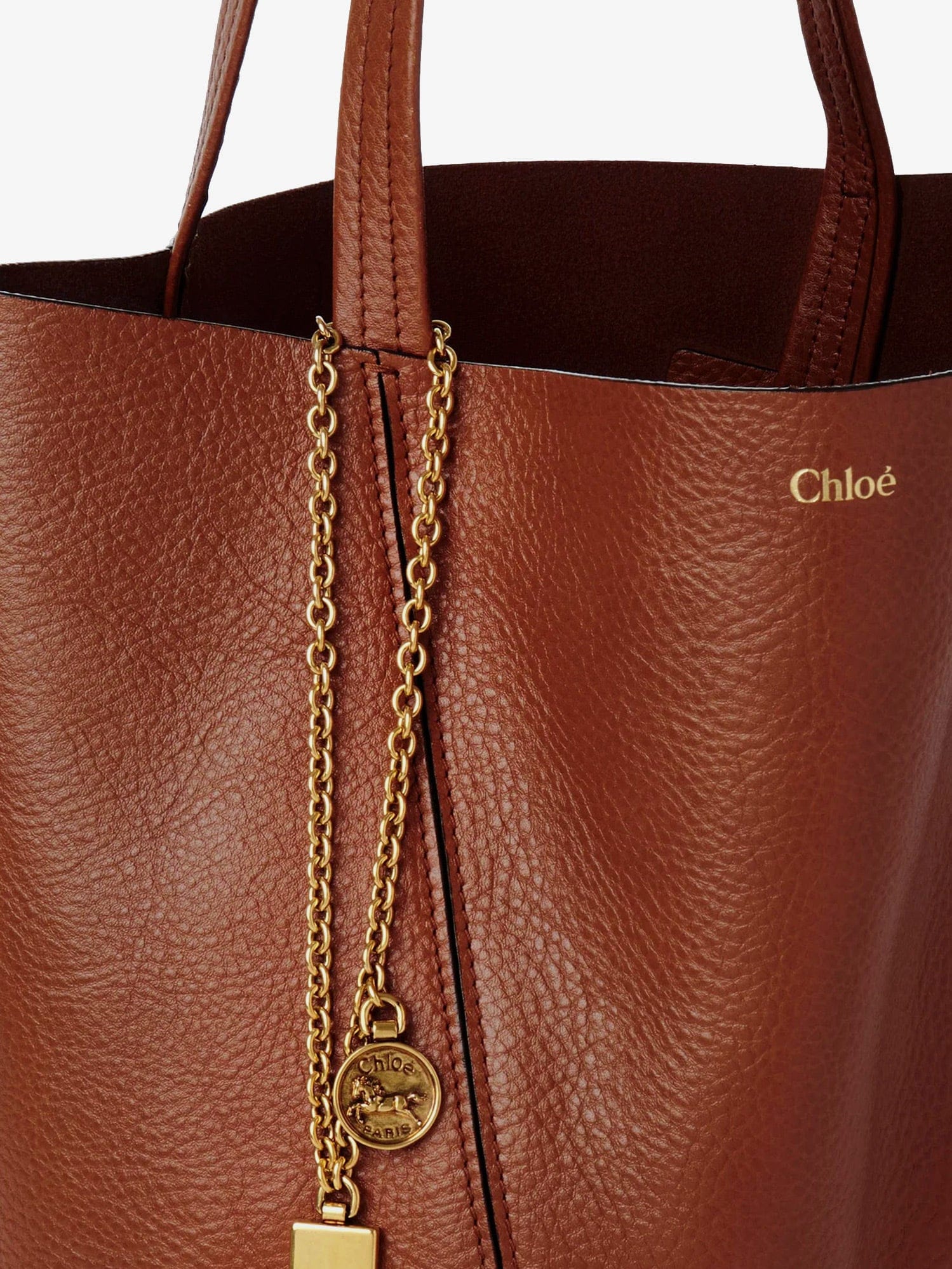 Chloé Spin leather shoulder bag