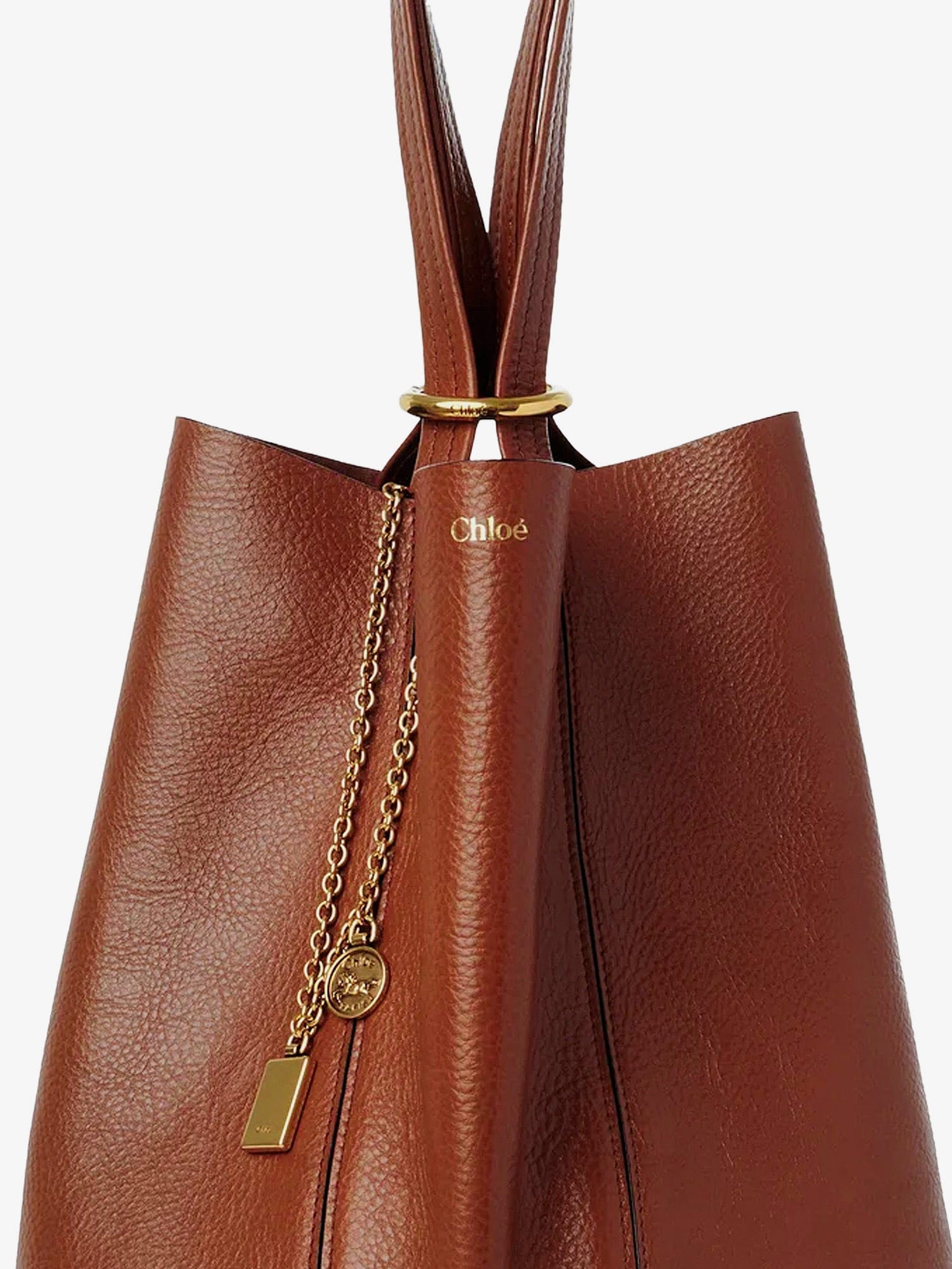 Chloé Spin leather shoulder bag