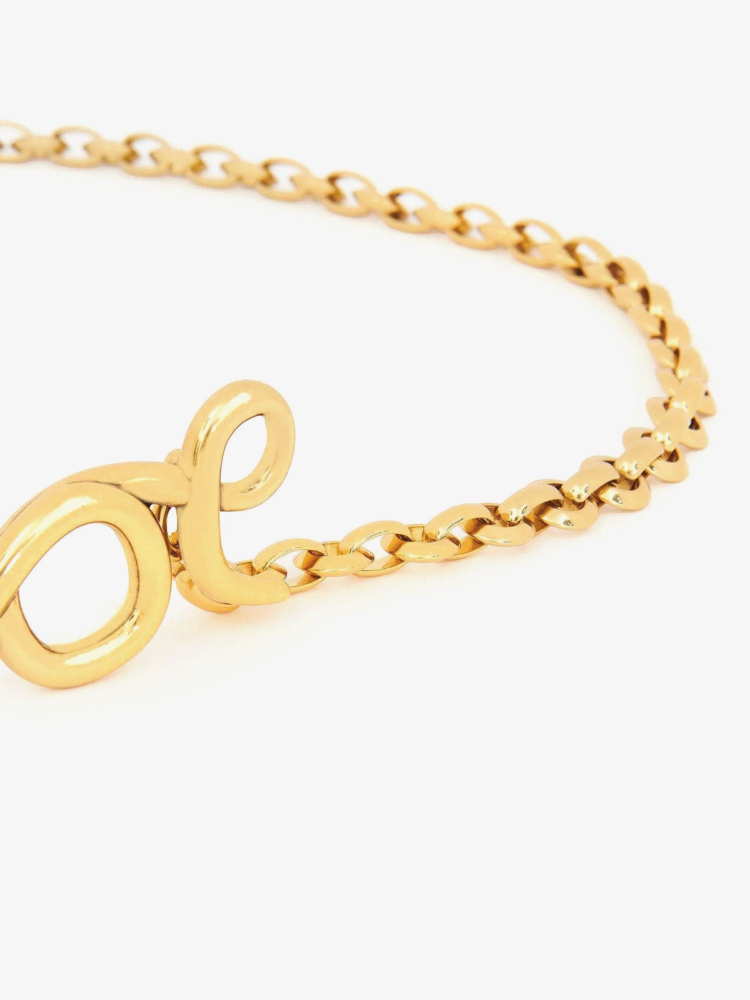 Chloé Iconic brass belt