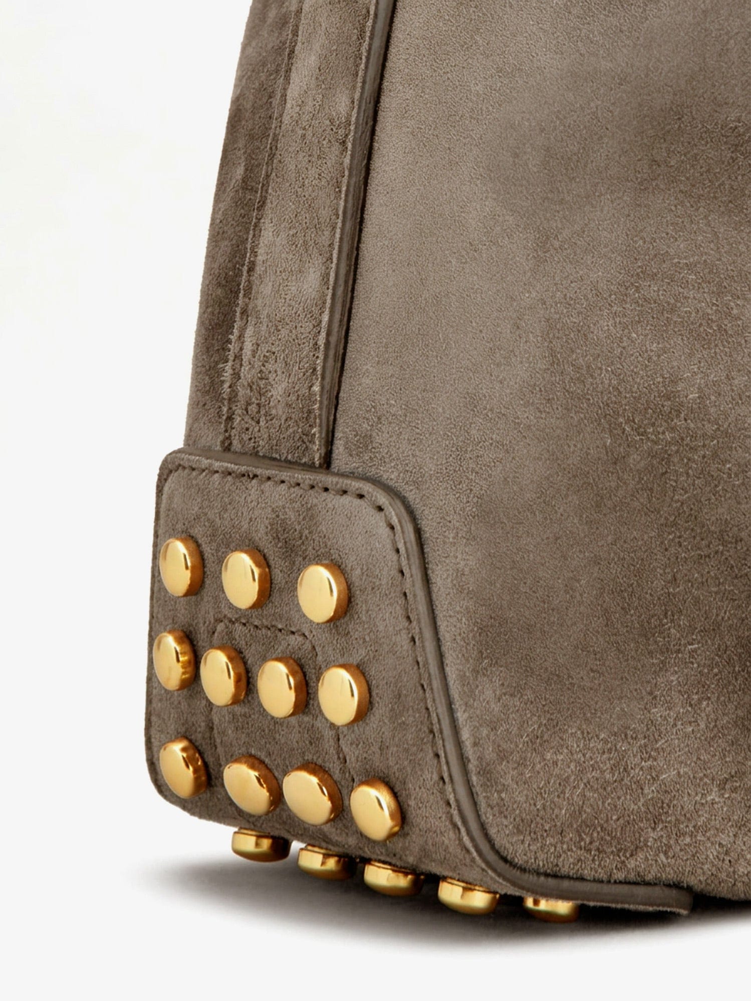 Tod's Mini Bag Metal Dots suede crossbody bag