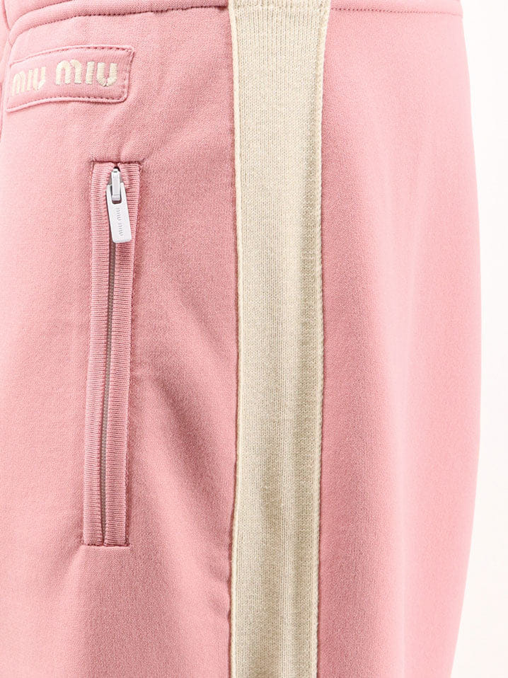 Miu Miu Technical fabric trousers