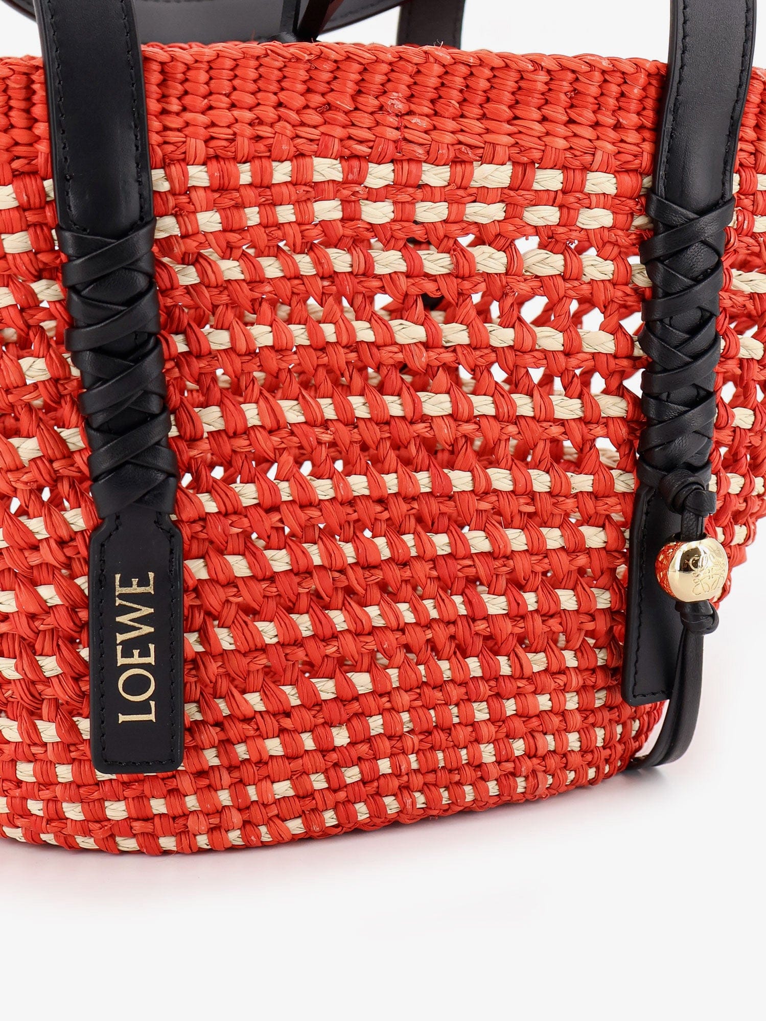 Loewe Paula's Ibiza -Braid Basket Small Small Iraca Palm Leaf Shoulder Bag