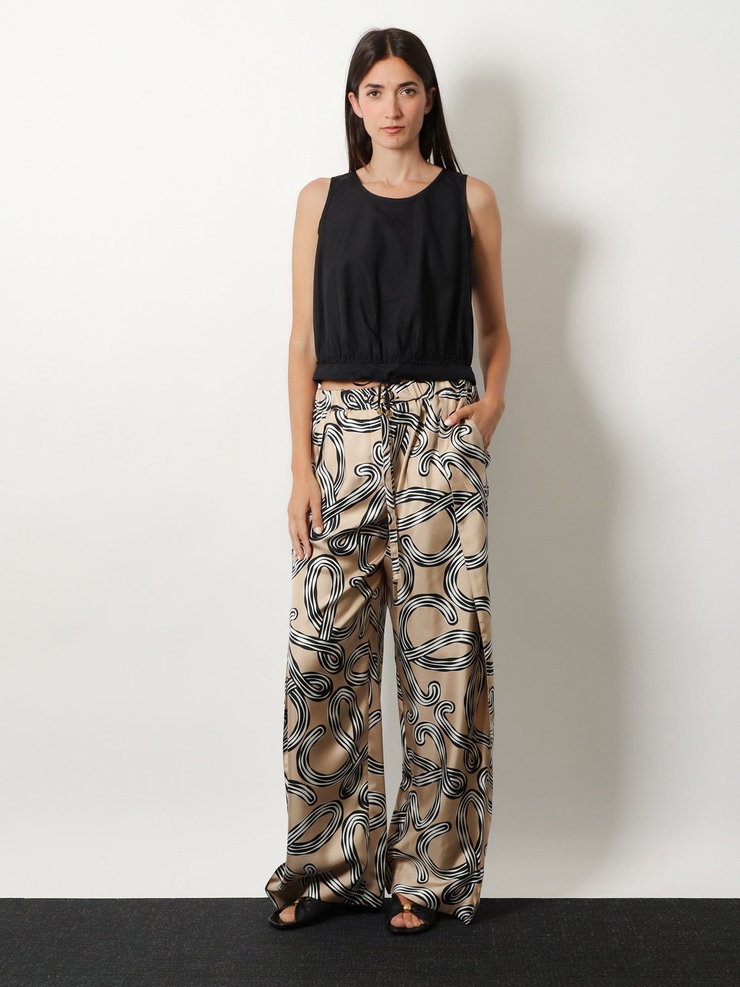 Loewe Paula's Ibiza - Printed silk trousers