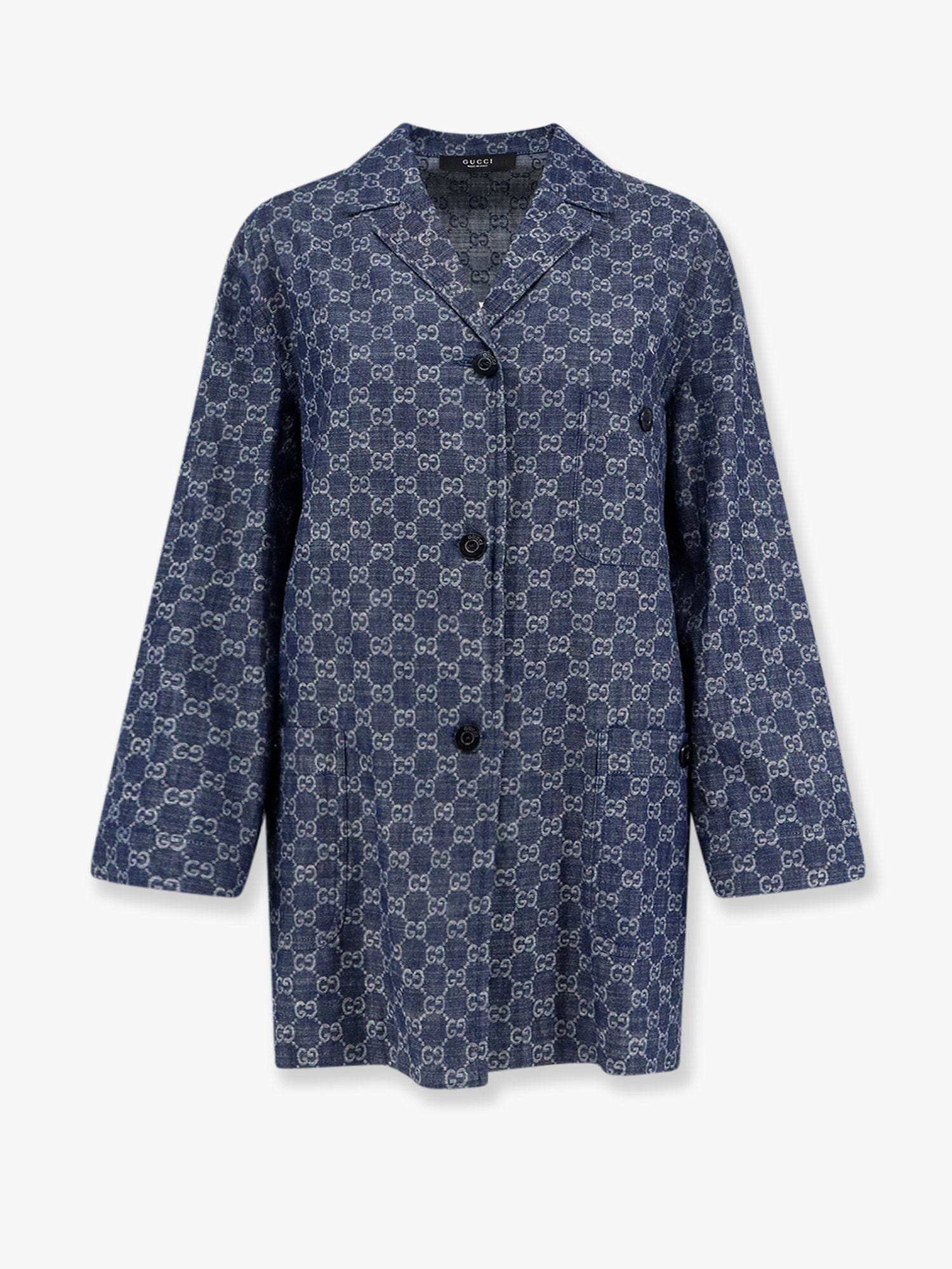 Gucci Cotton shirt with all-over GG motif
