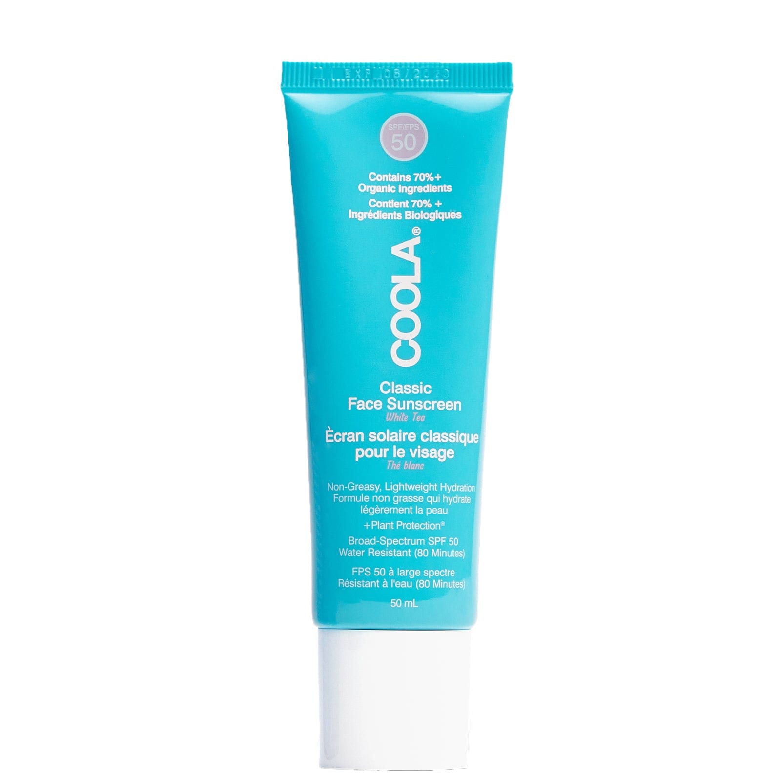Coola Classic Face Sunscreen Lotion SPF50 White Tea 50ml