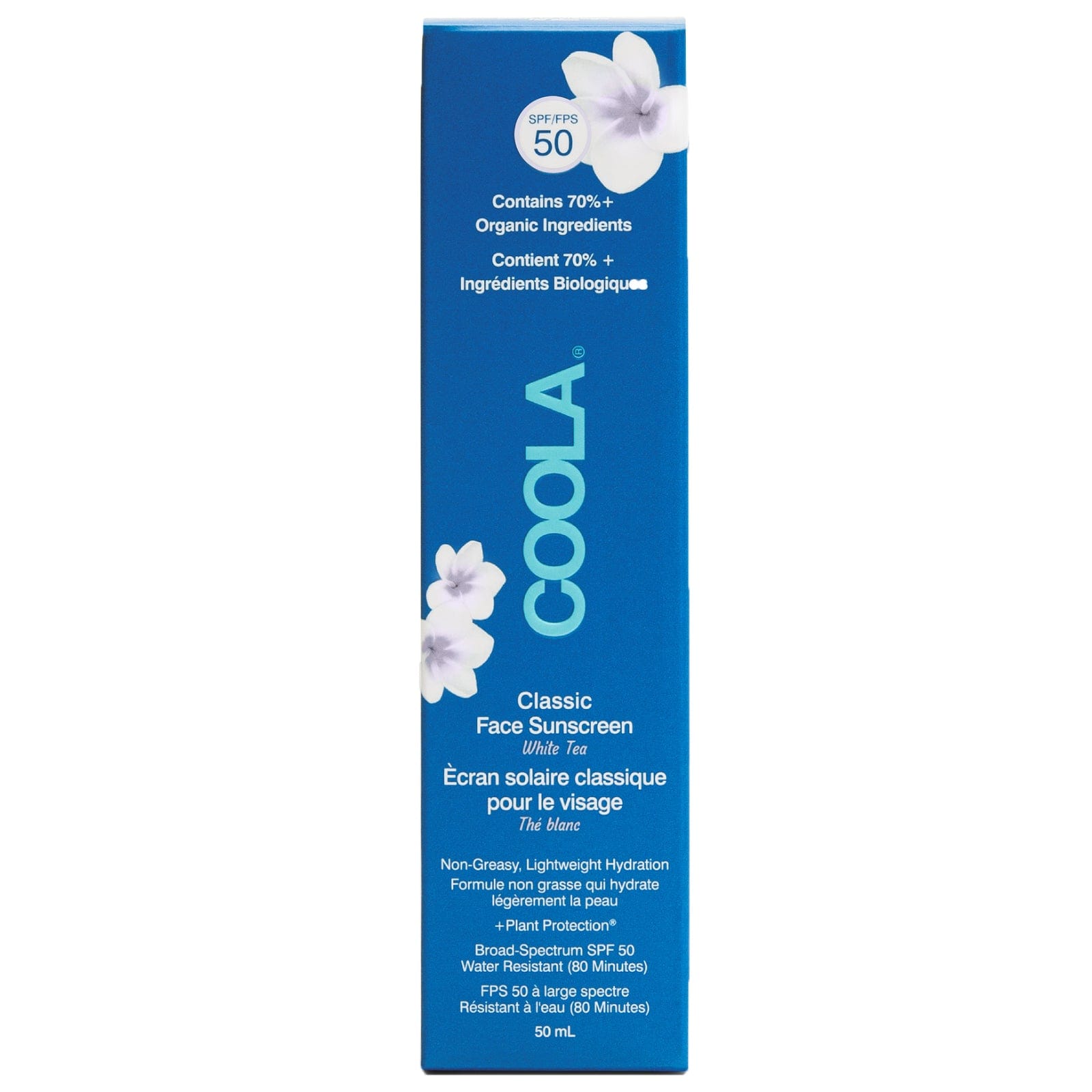 Coola Classic Face Sunscreen Lotion SPF50 White Tea 50ml
