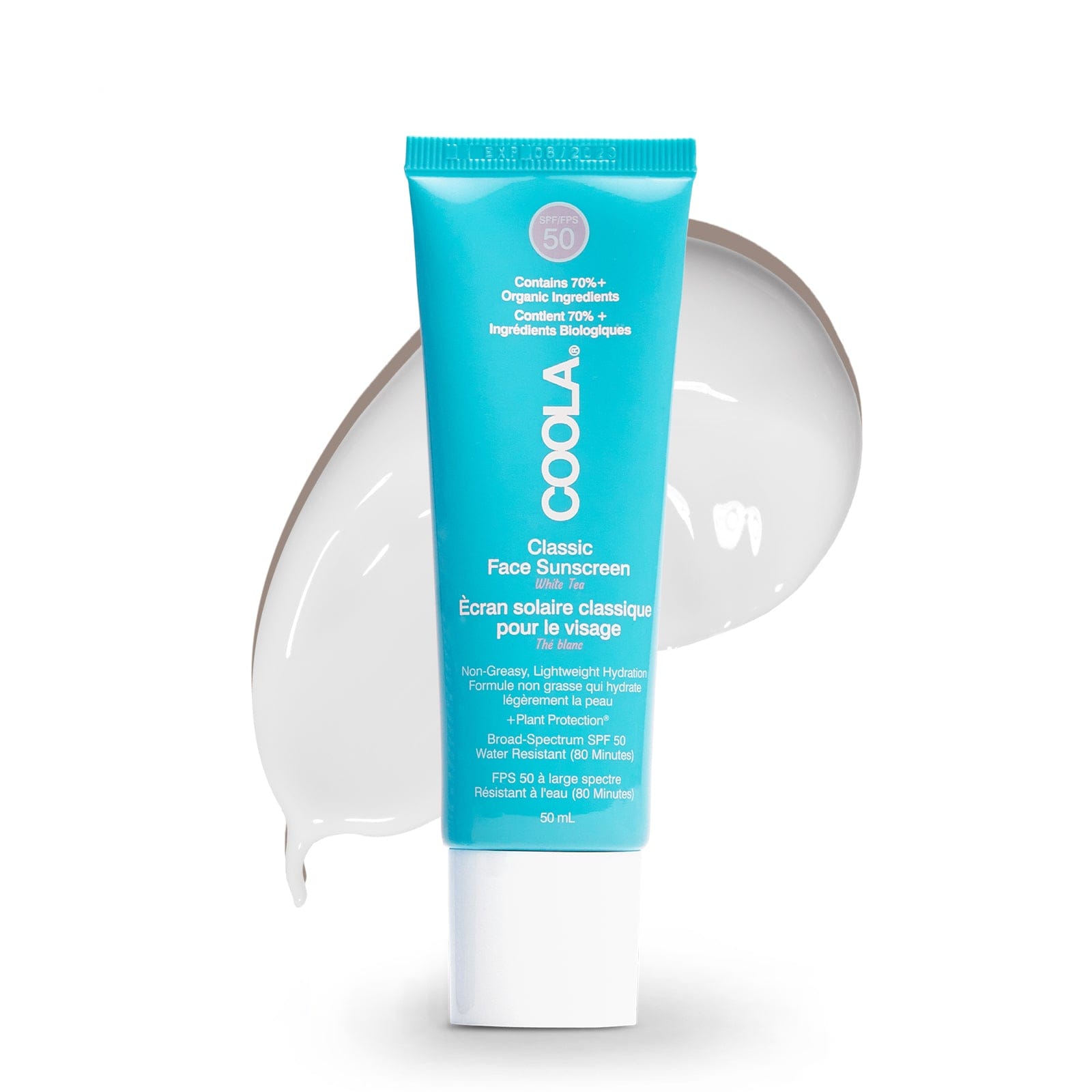 Coola Classic Face Sunscreen Lotion SPF50 White Tea 50ml