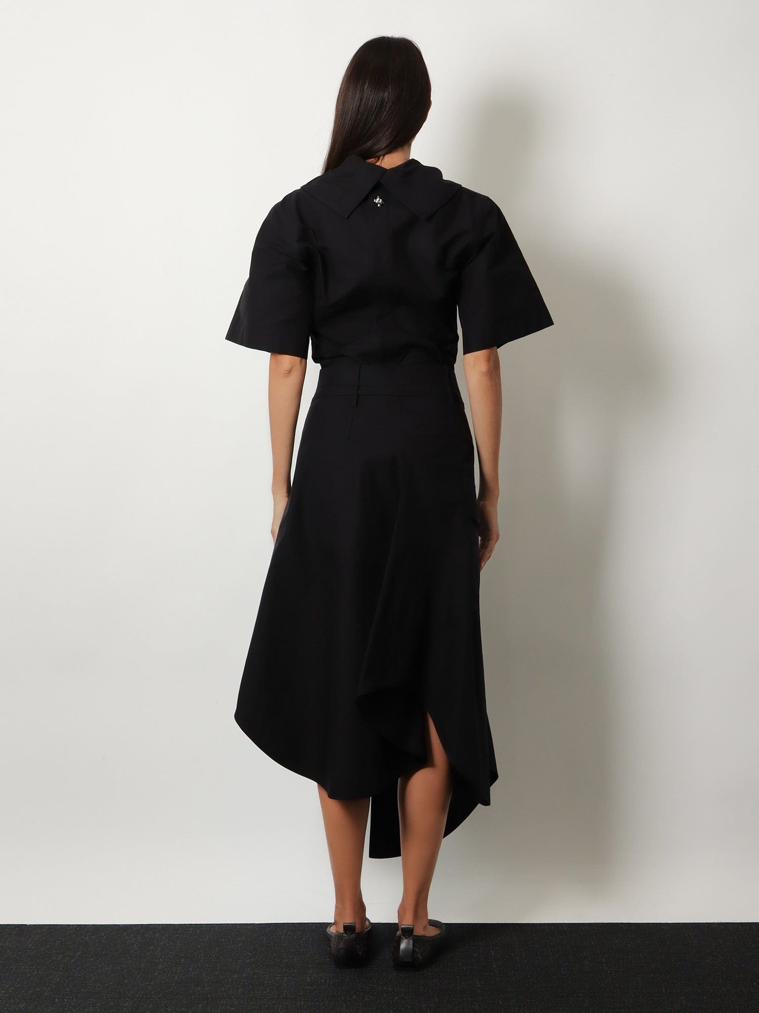 Bottega Veneta Compact cotton canvas skirt