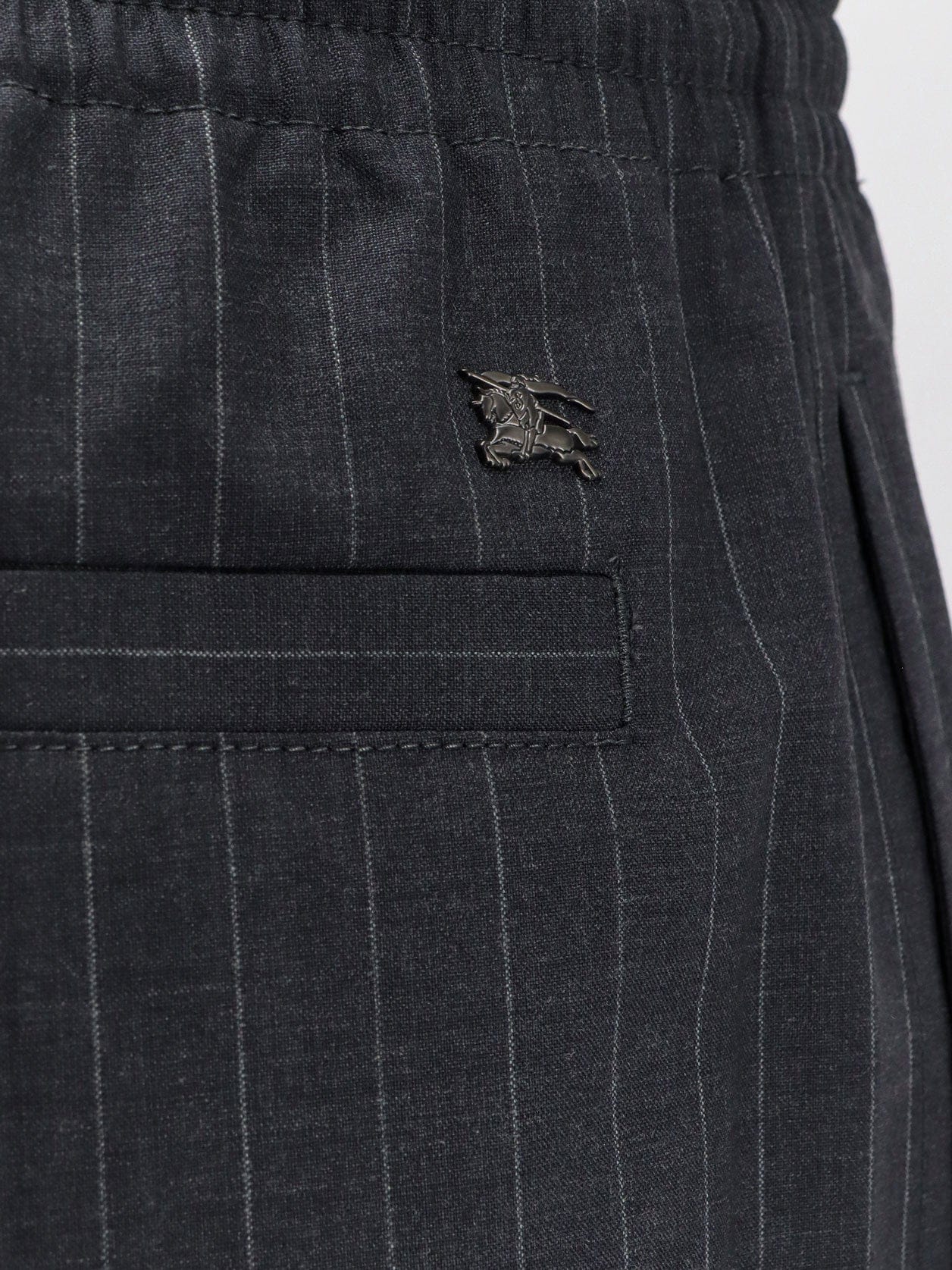 Burberry Wool trousers with drawstring