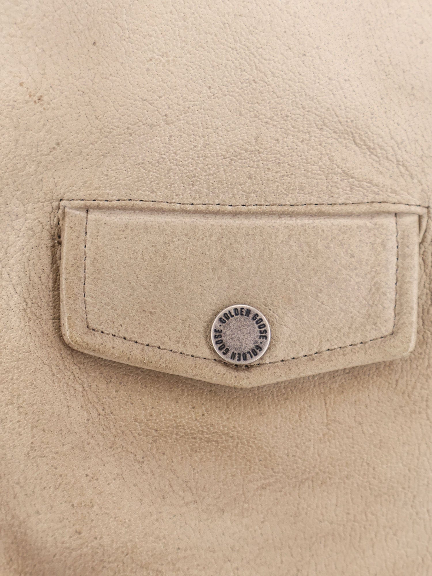 GOLDEN GOOSE DELUXE BRAND Phoebe Over leather jacket