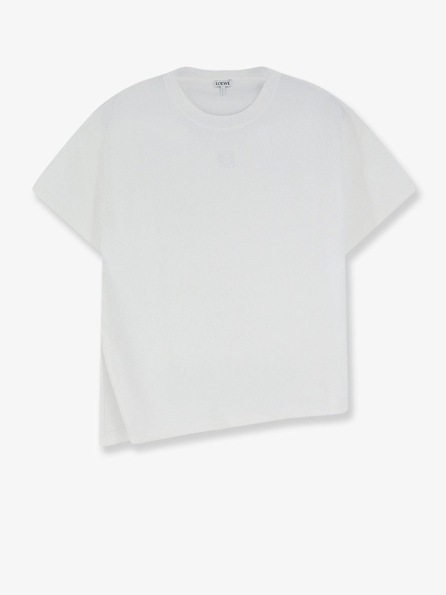 Loewe Asymmetric cotton blend t-shirt