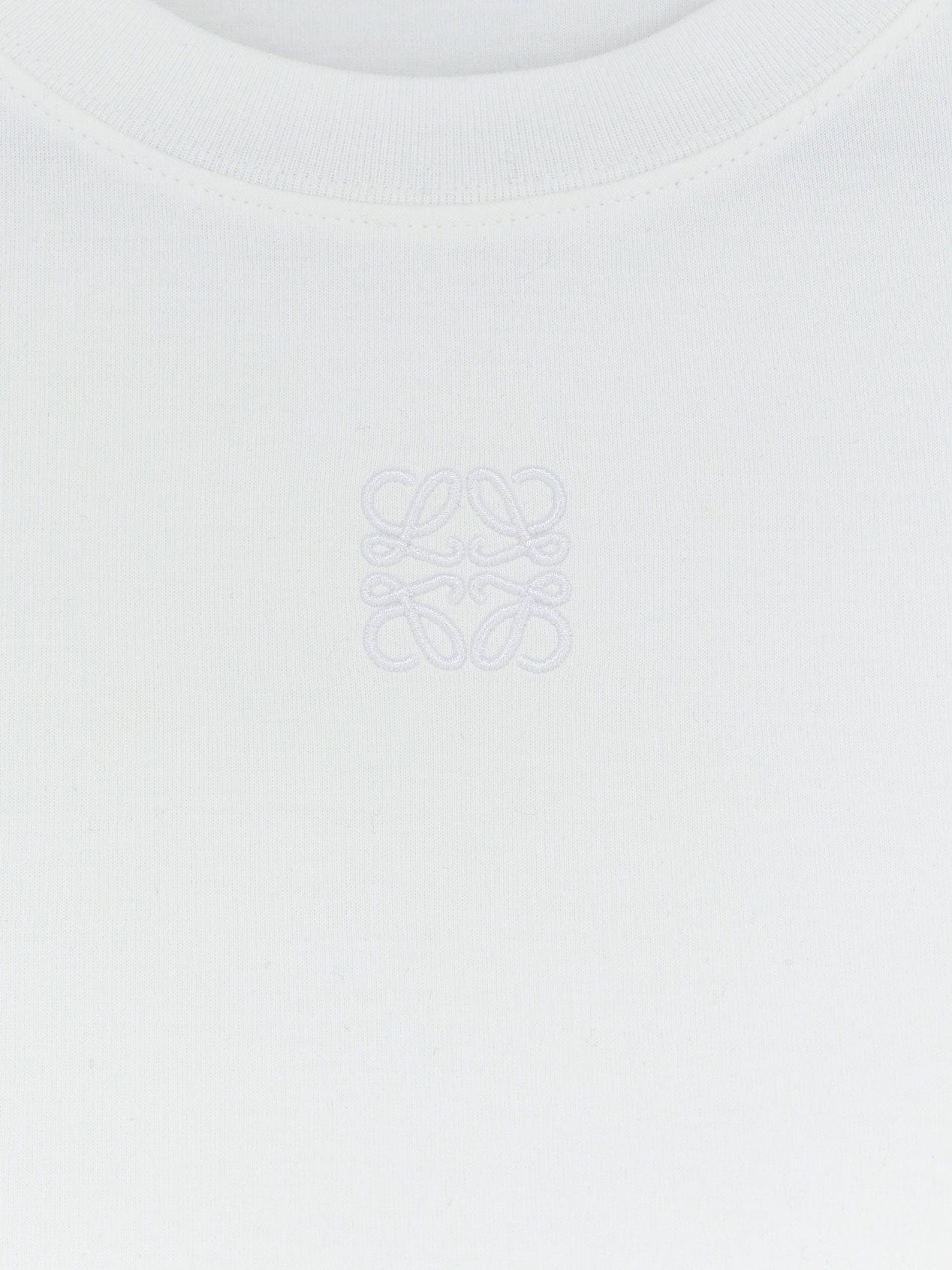 Loewe Asymmetric cotton blend t-shirt