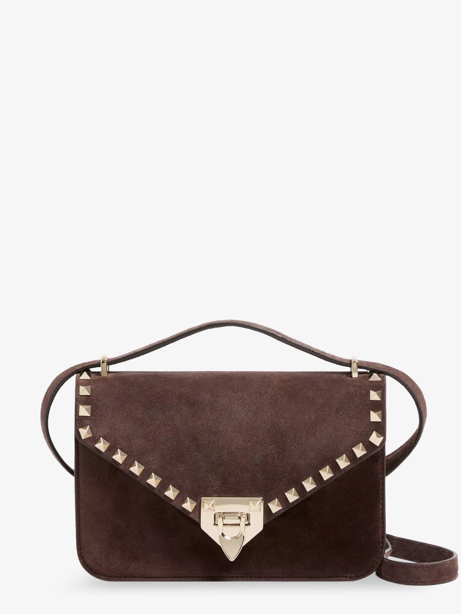 Valentino Garavani Rockstud suede crossbody bag