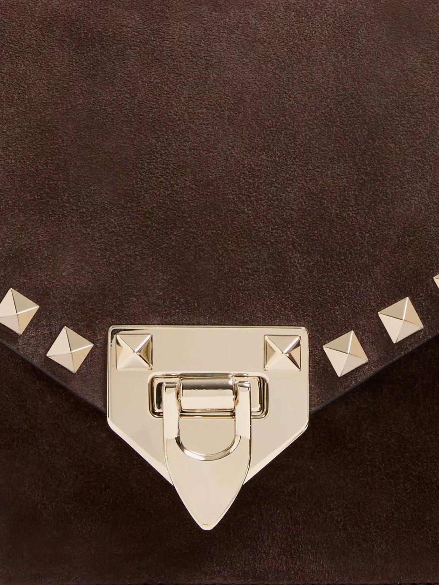 Valentino Garavani Rockstud suede crossbody bag