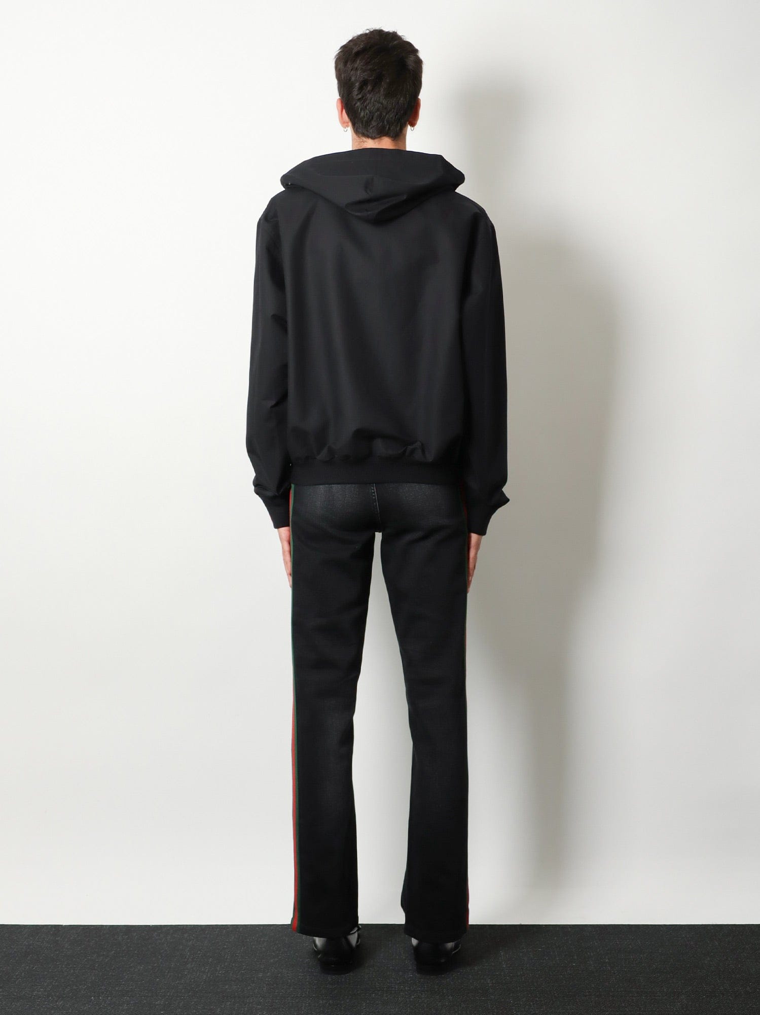 Gucci Reversible cotton and GG nylon jacket