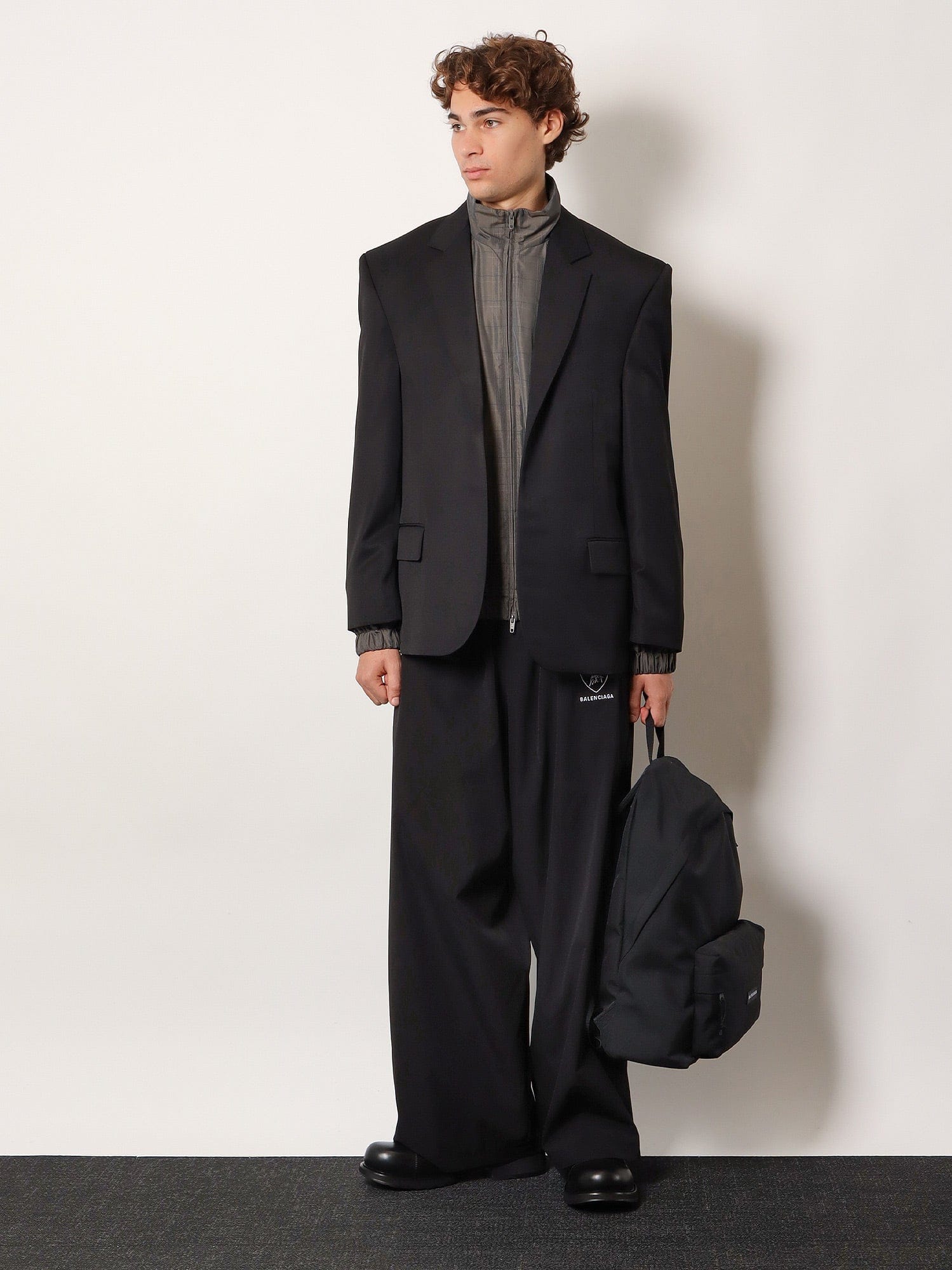 Balenciaga Wool blazer with modal insert