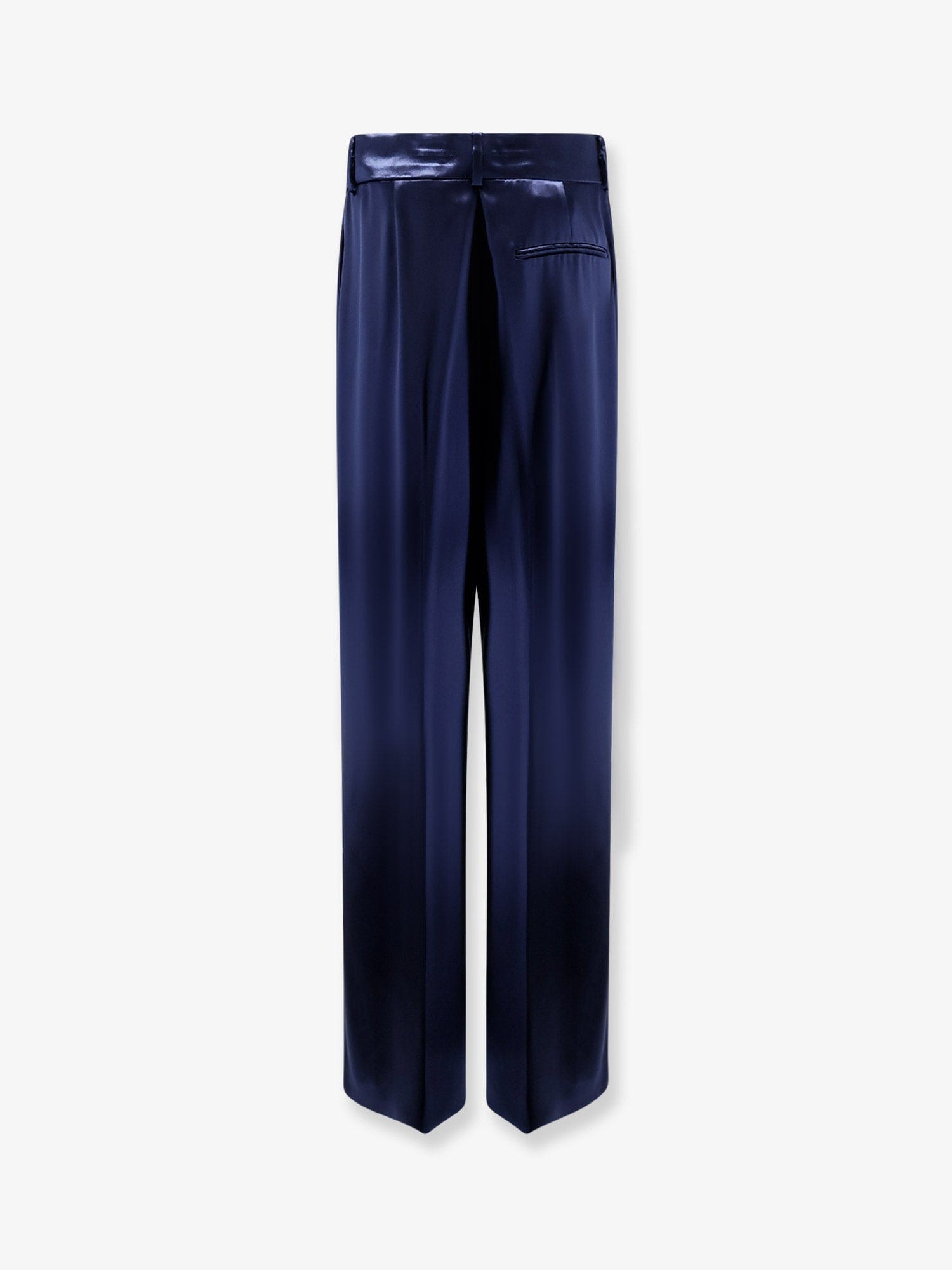 Alberta Ferretti Satin trousers with pinces