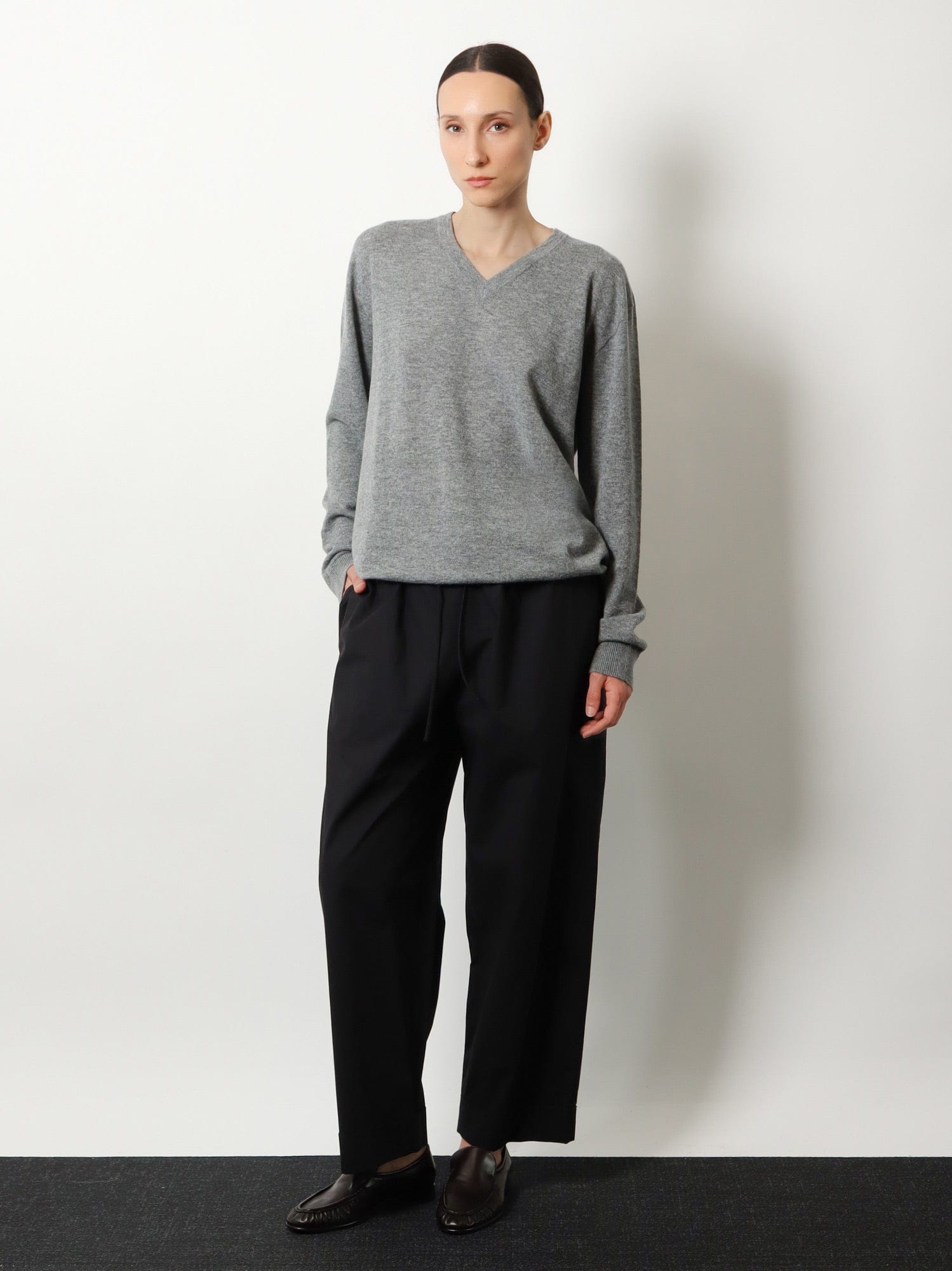 The Row Delano cotton trousers