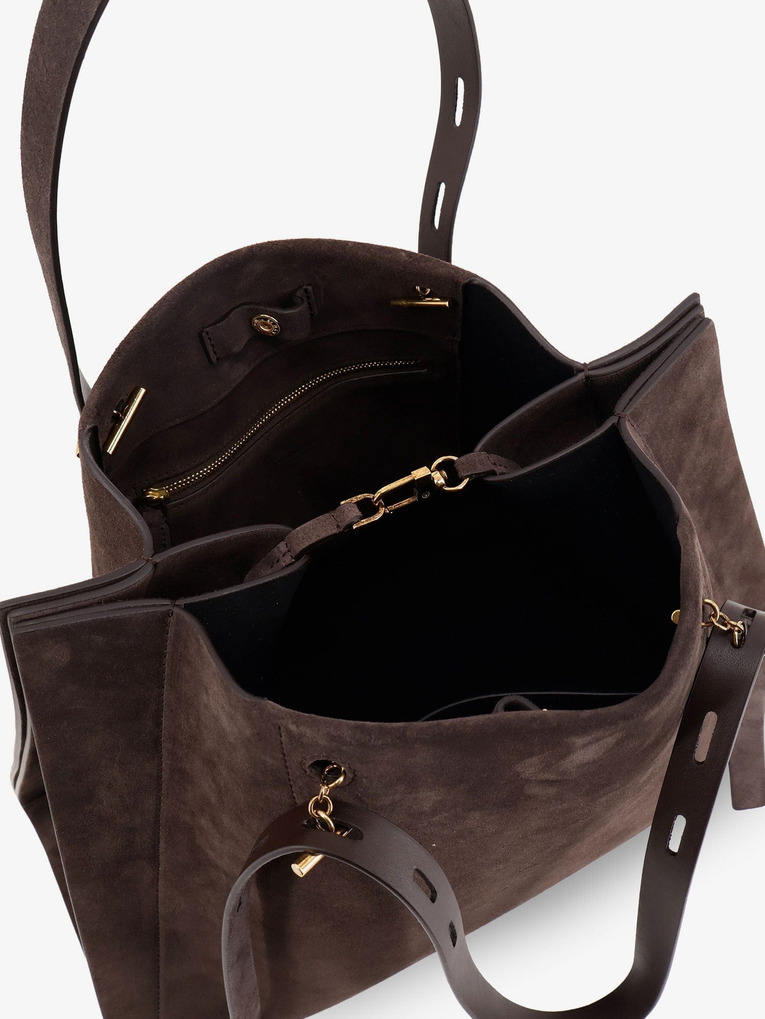 MINOBOSSI Paula suede shoulder bag