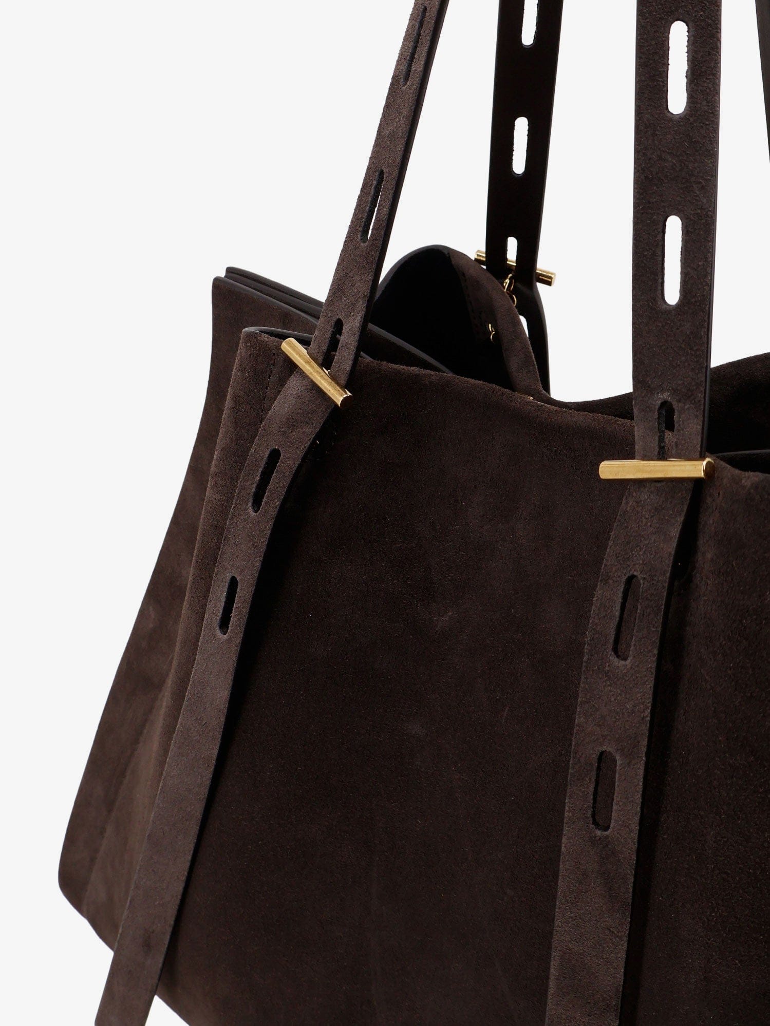 MINOBOSSI Paula suede shoulder bag
