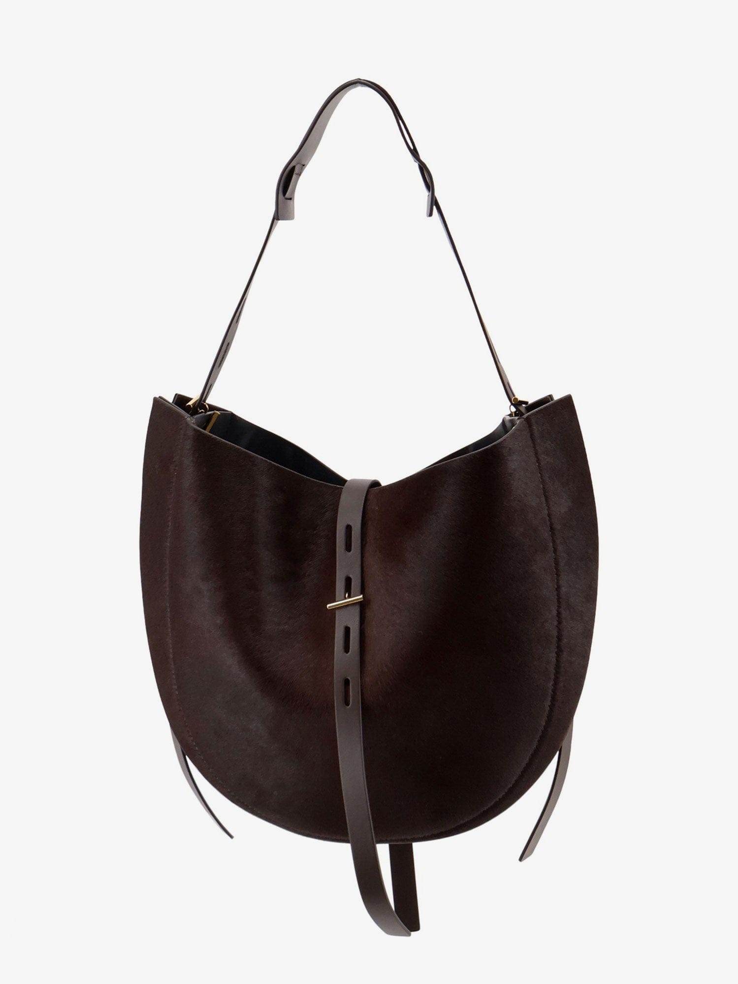MINOBOSSI Liz pony skin shoulder bag