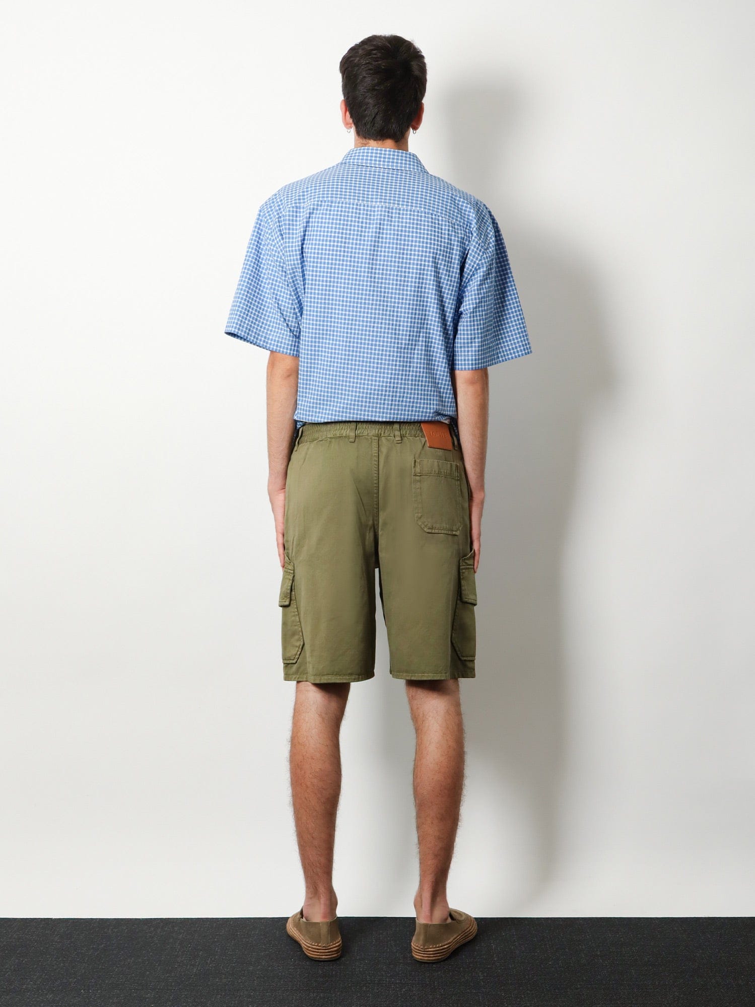 Loewe Paulas Ibiza Cotton Cargo Bermuda Shorts