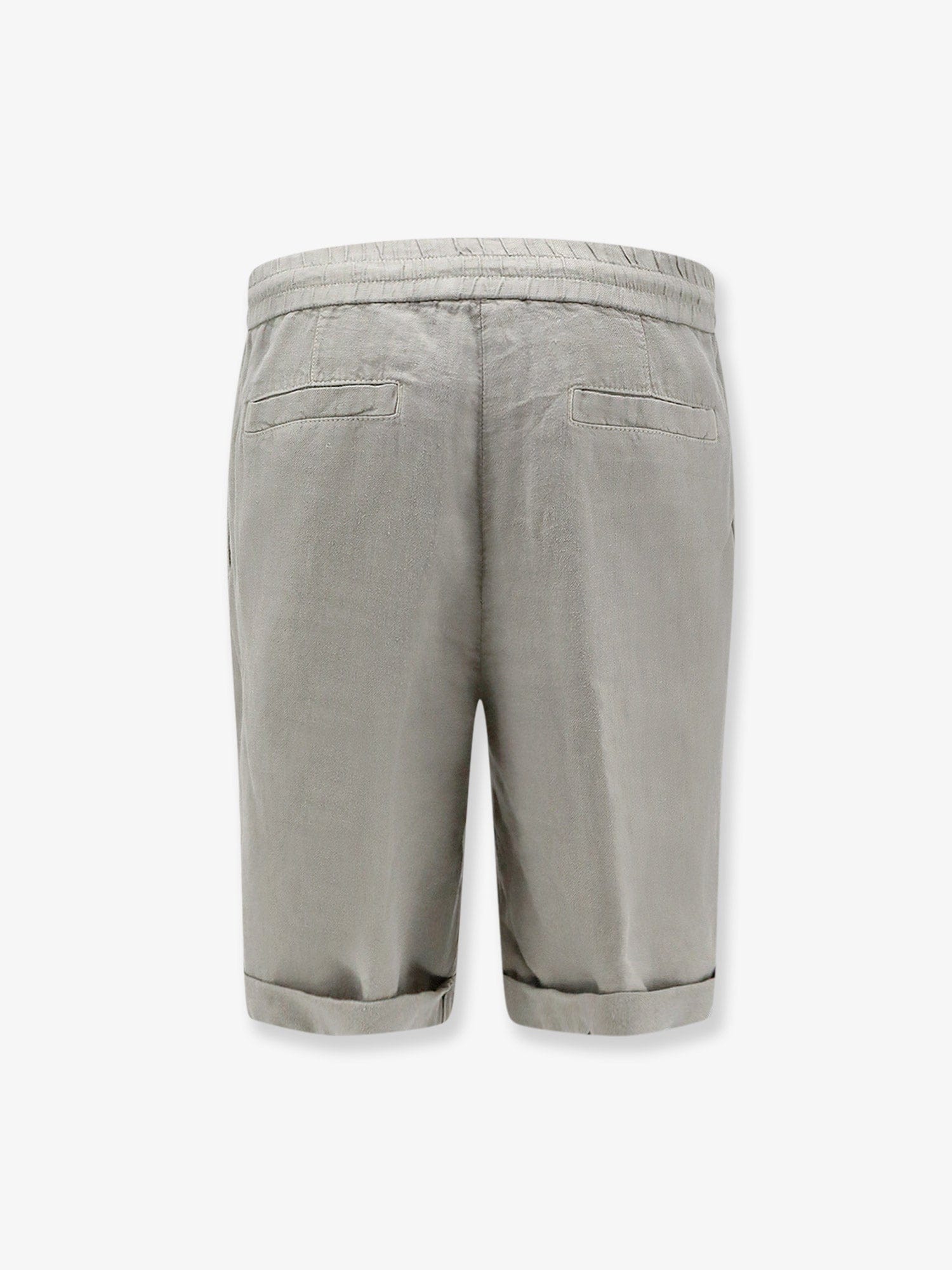 Brunello Cucinelli Linen bermuda shorts with drawstring
