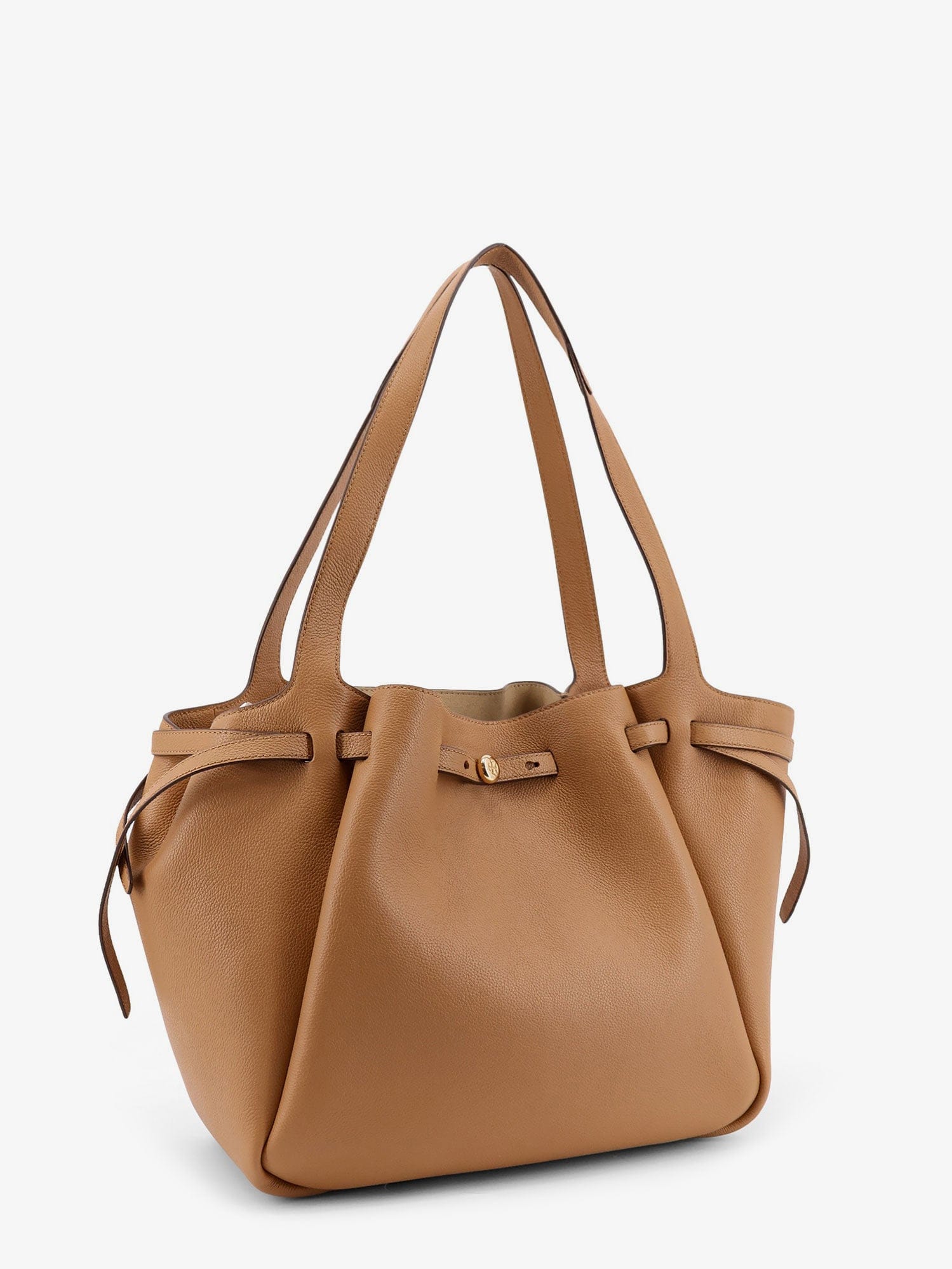 Tory Burch Romy Pebbled leather tote shoulder bag