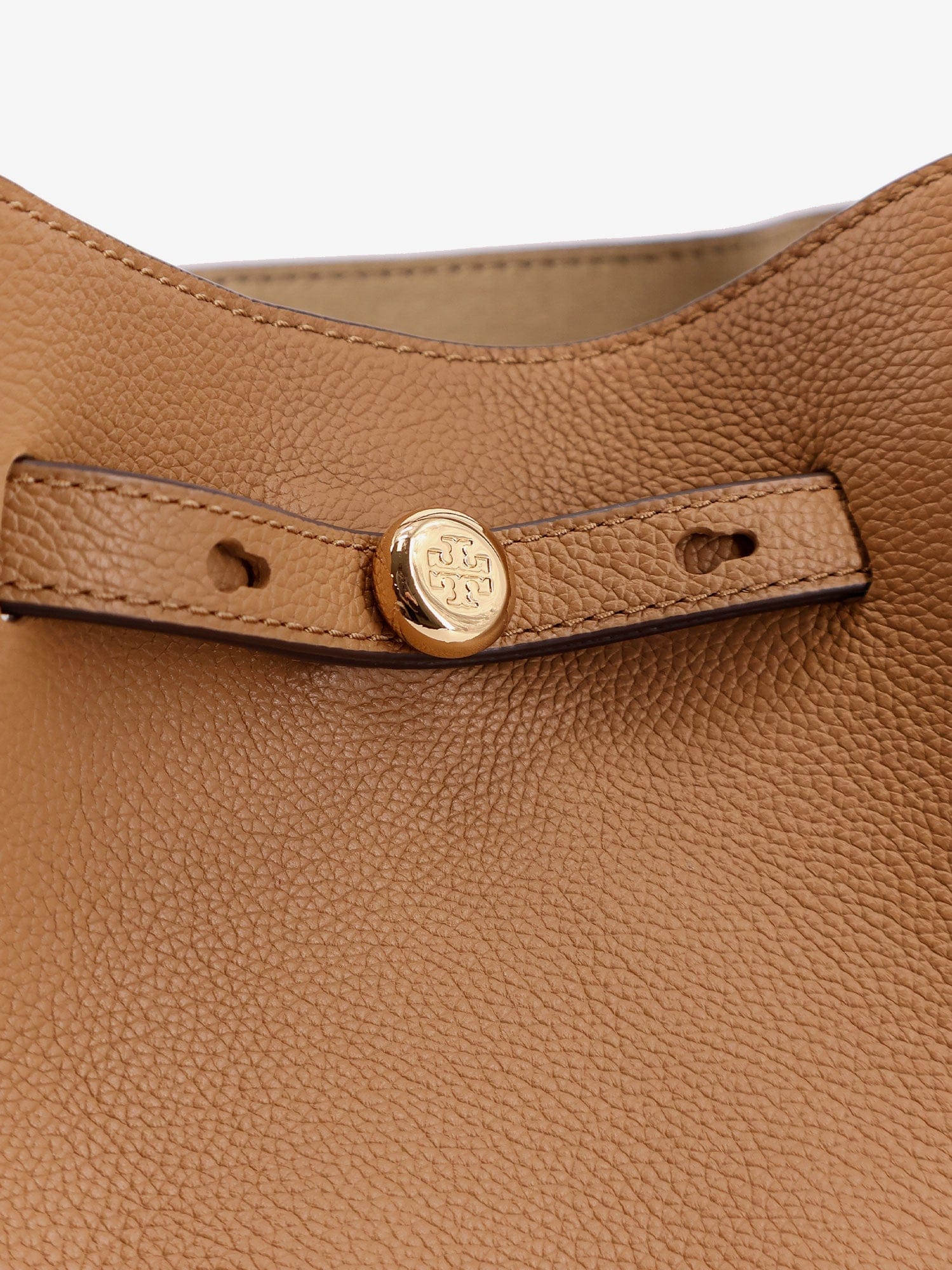 Tory Burch Romy Pebbled leather tote shoulder bag