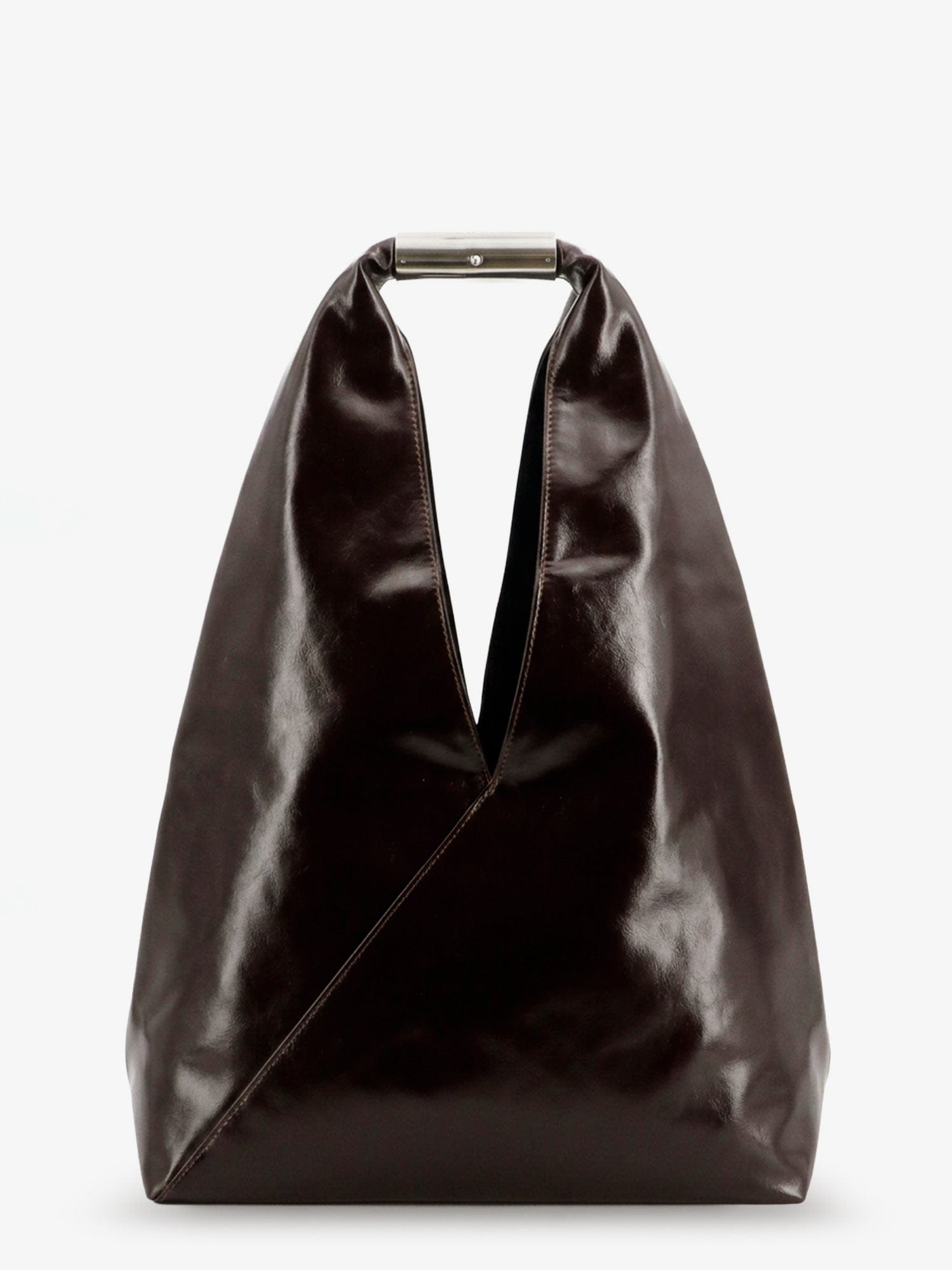 MM6 Maison Margiela Japanese shiny leather shoulder bag