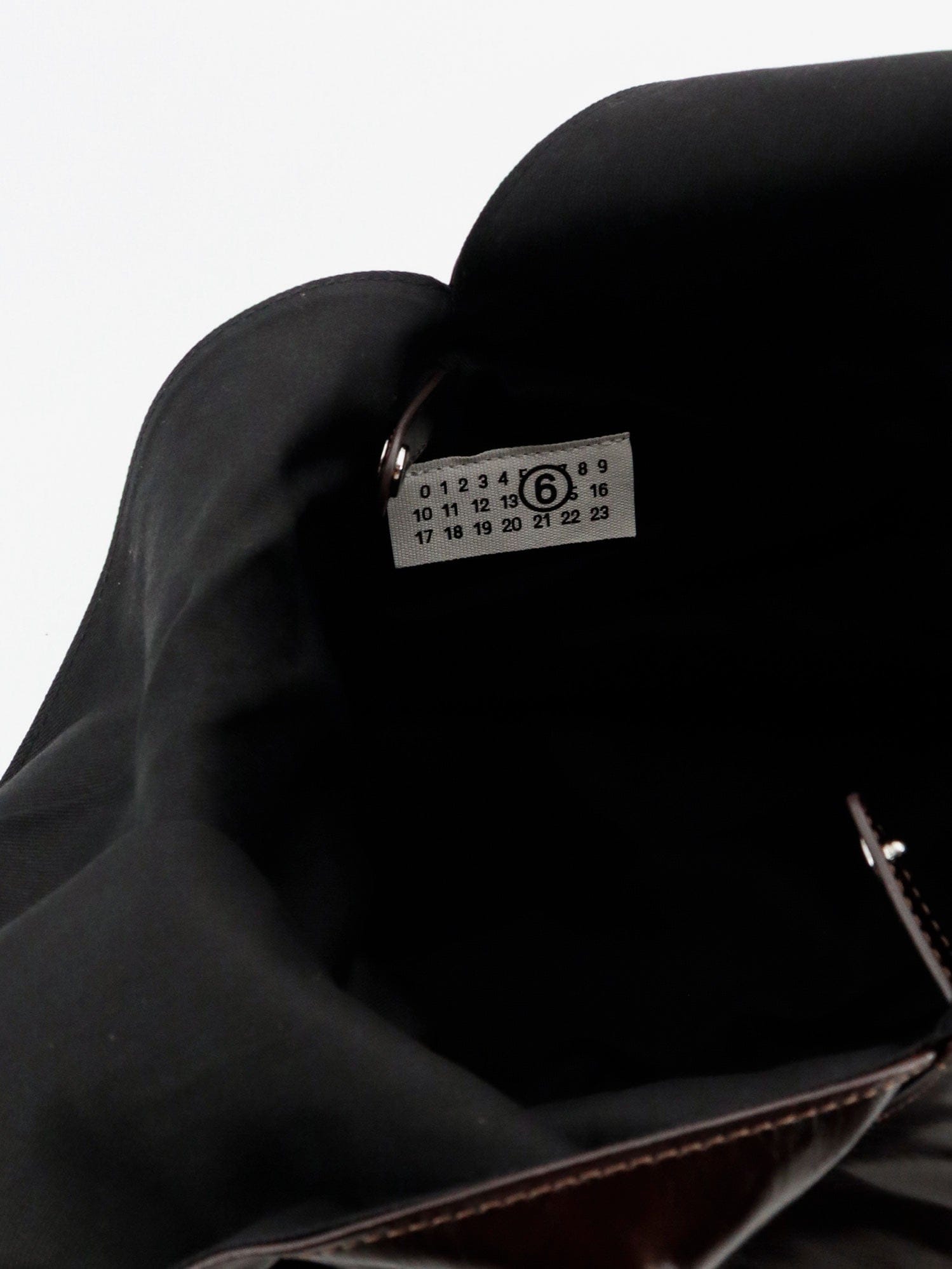 MM6 Maison Margiela Japanese shiny leather shoulder bag