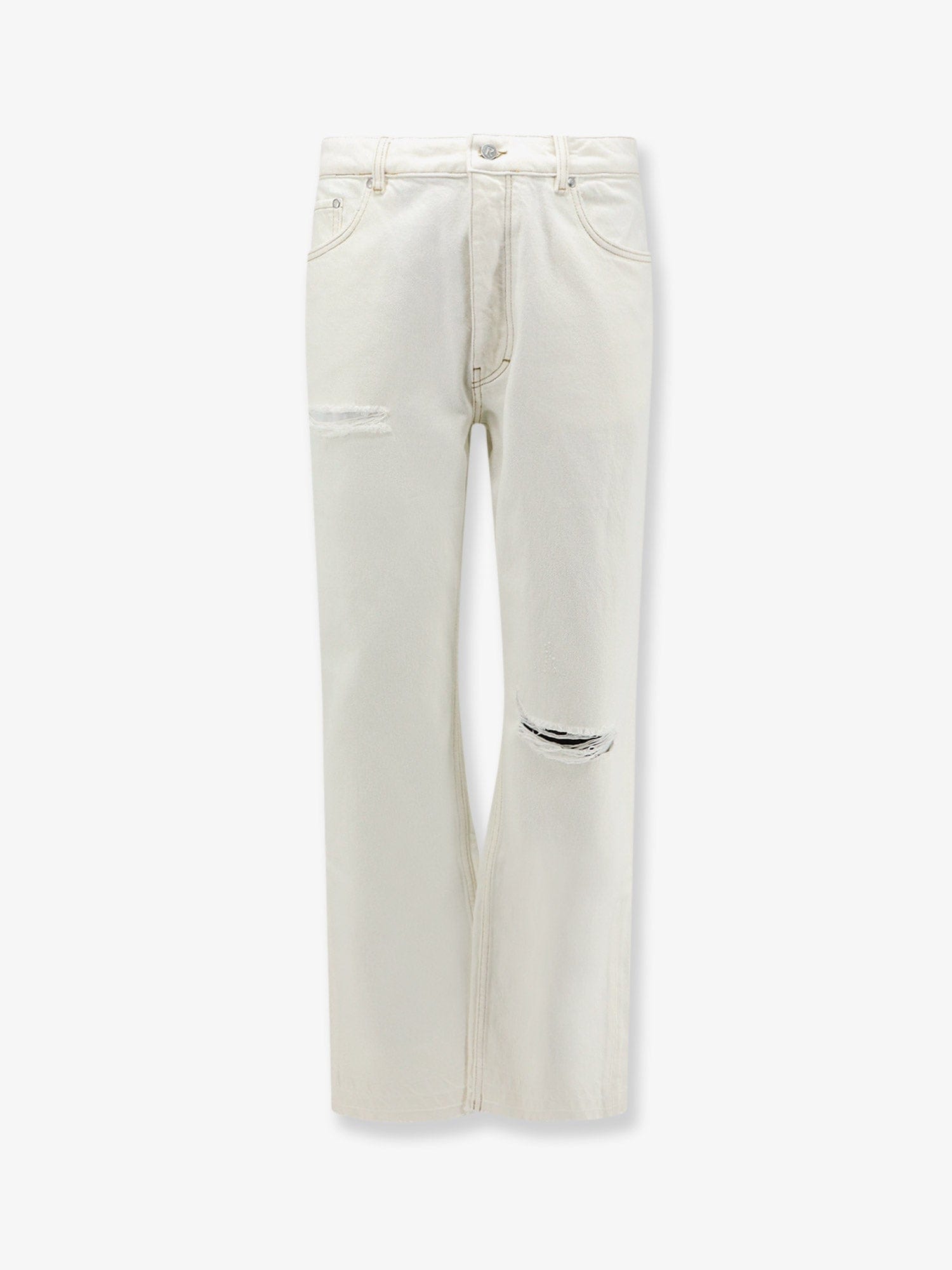 Represent Heaton white denim jeans