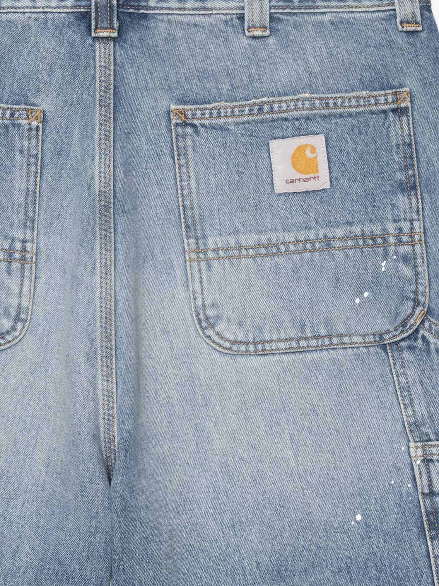 Carhartt WIP Og Single Knee Short blue denim bermuda shorts