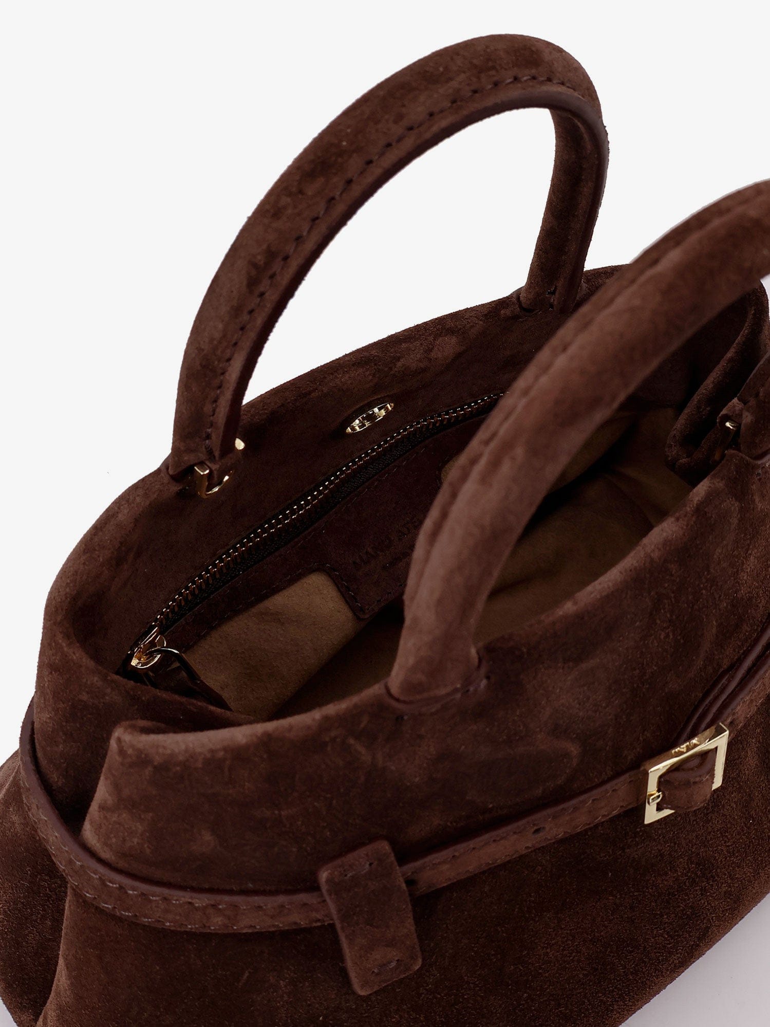 Manu Atelier Le Cambon 25 suede handbag