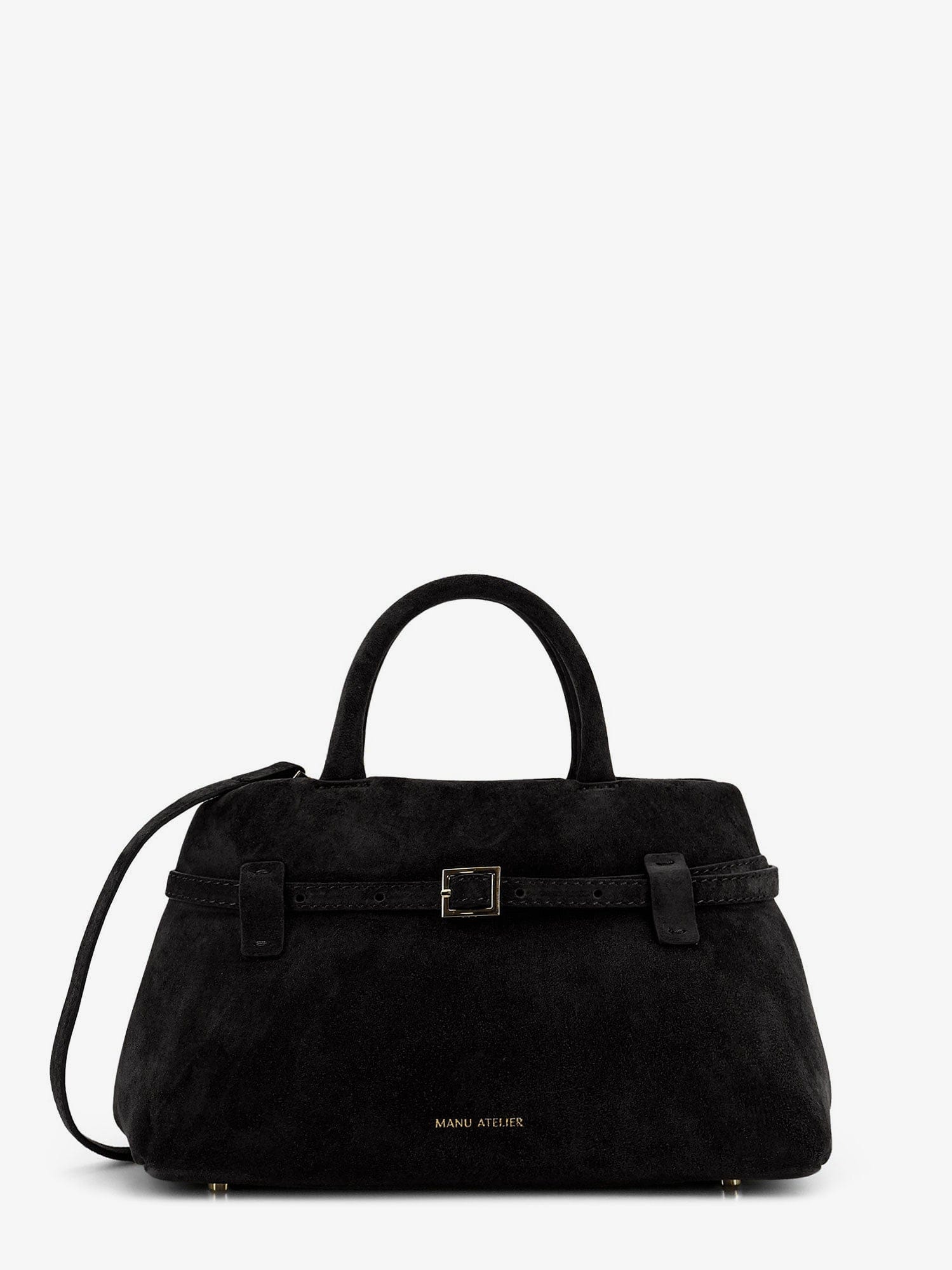 Manu Atelier Le Cambon 25 suede crossbody bag