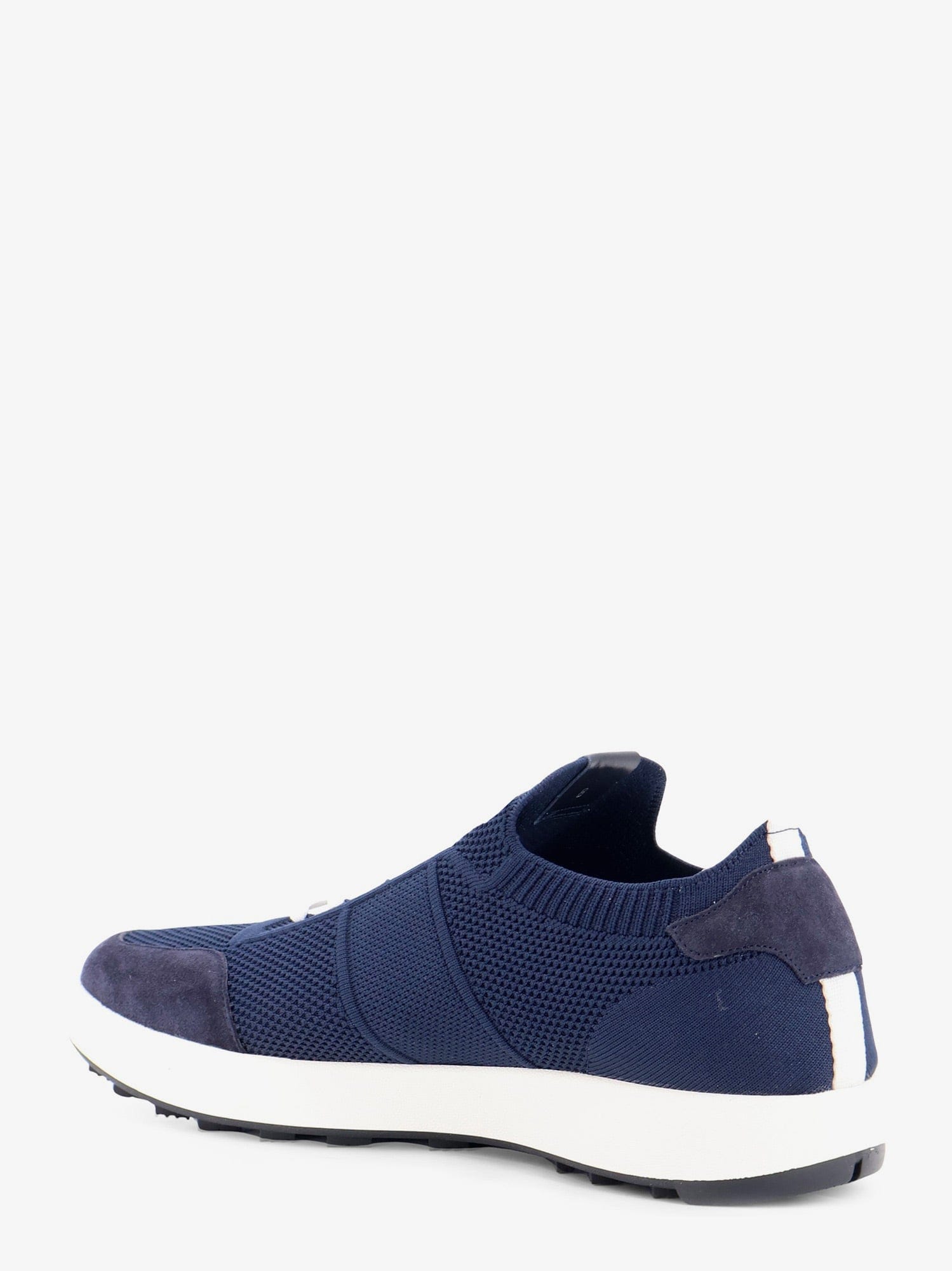 KITON CIRO PAONE Knitted fabric sneakers with suede inserts
